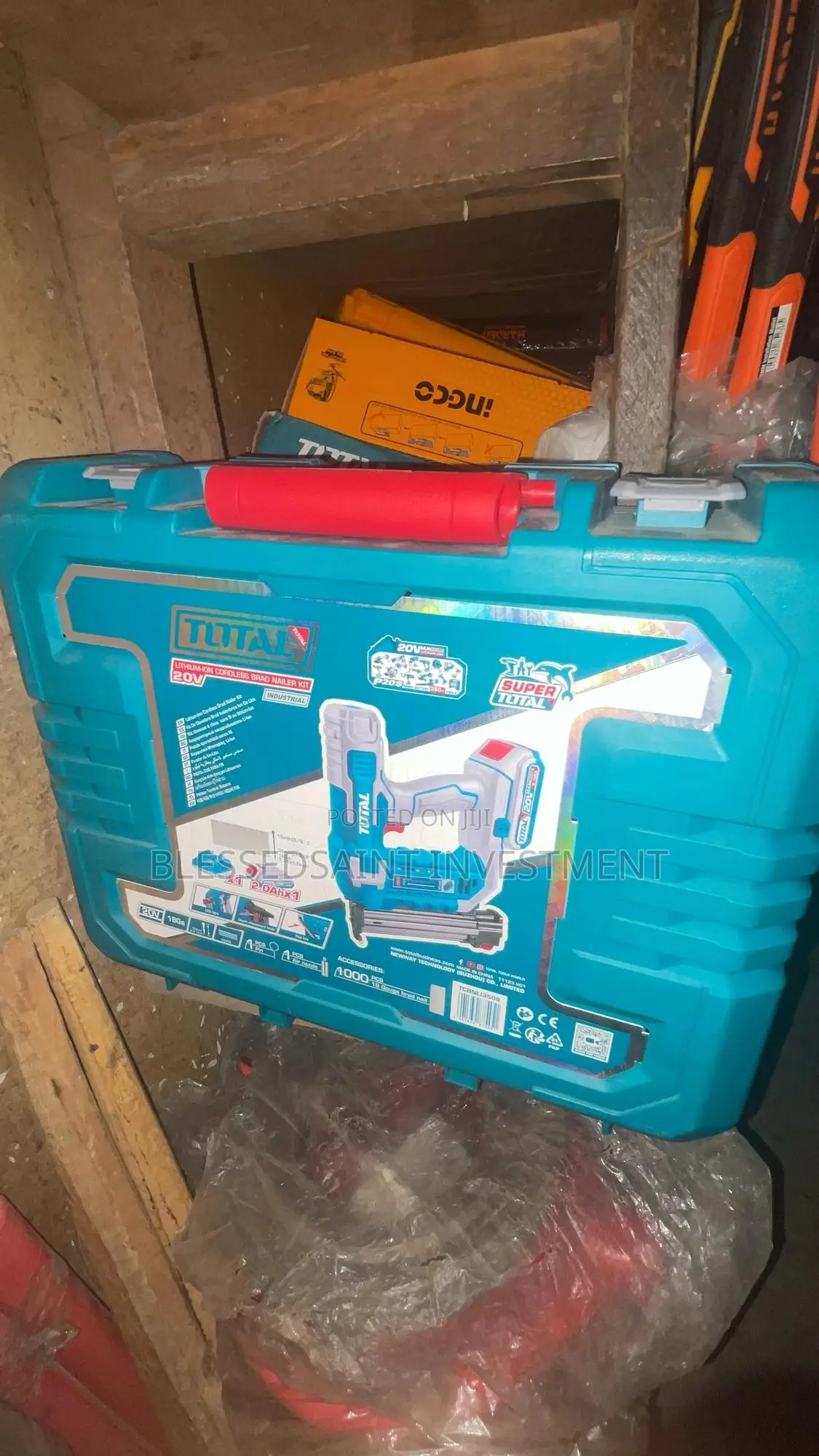 Total Cordless Nail Gun 20v 35mm