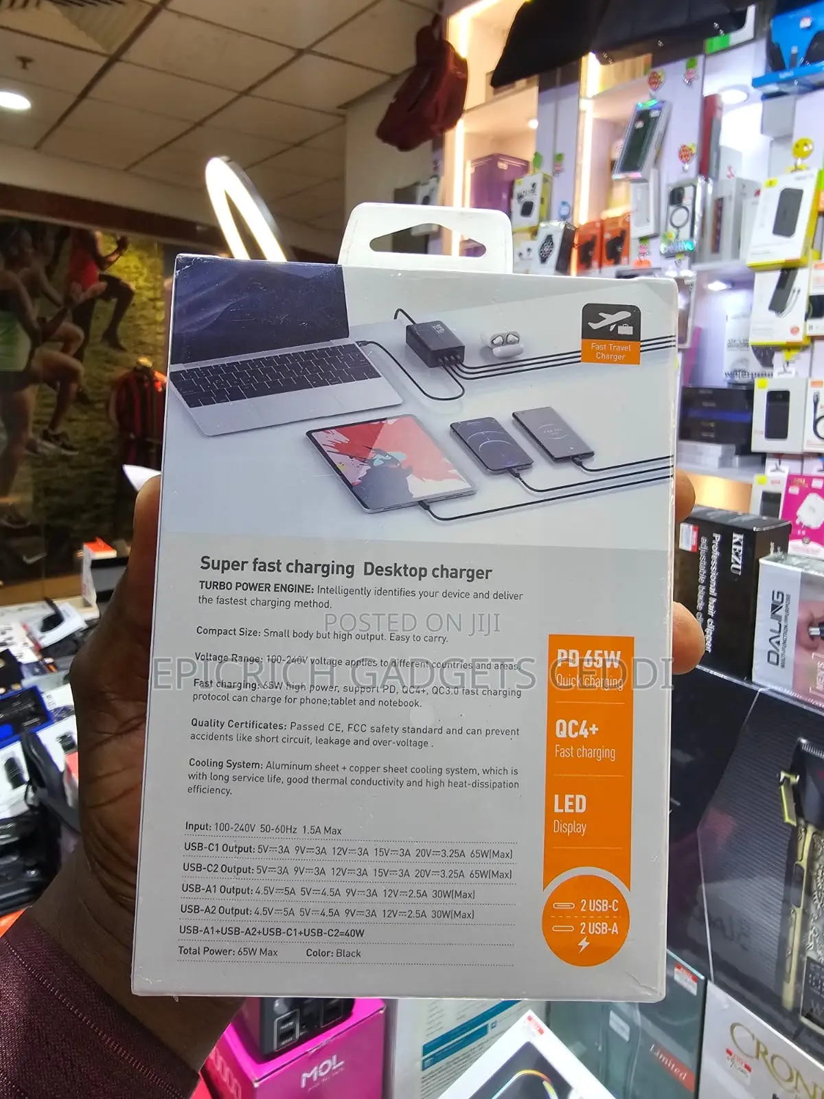 Ldnio 65w Gan Desktop Charger