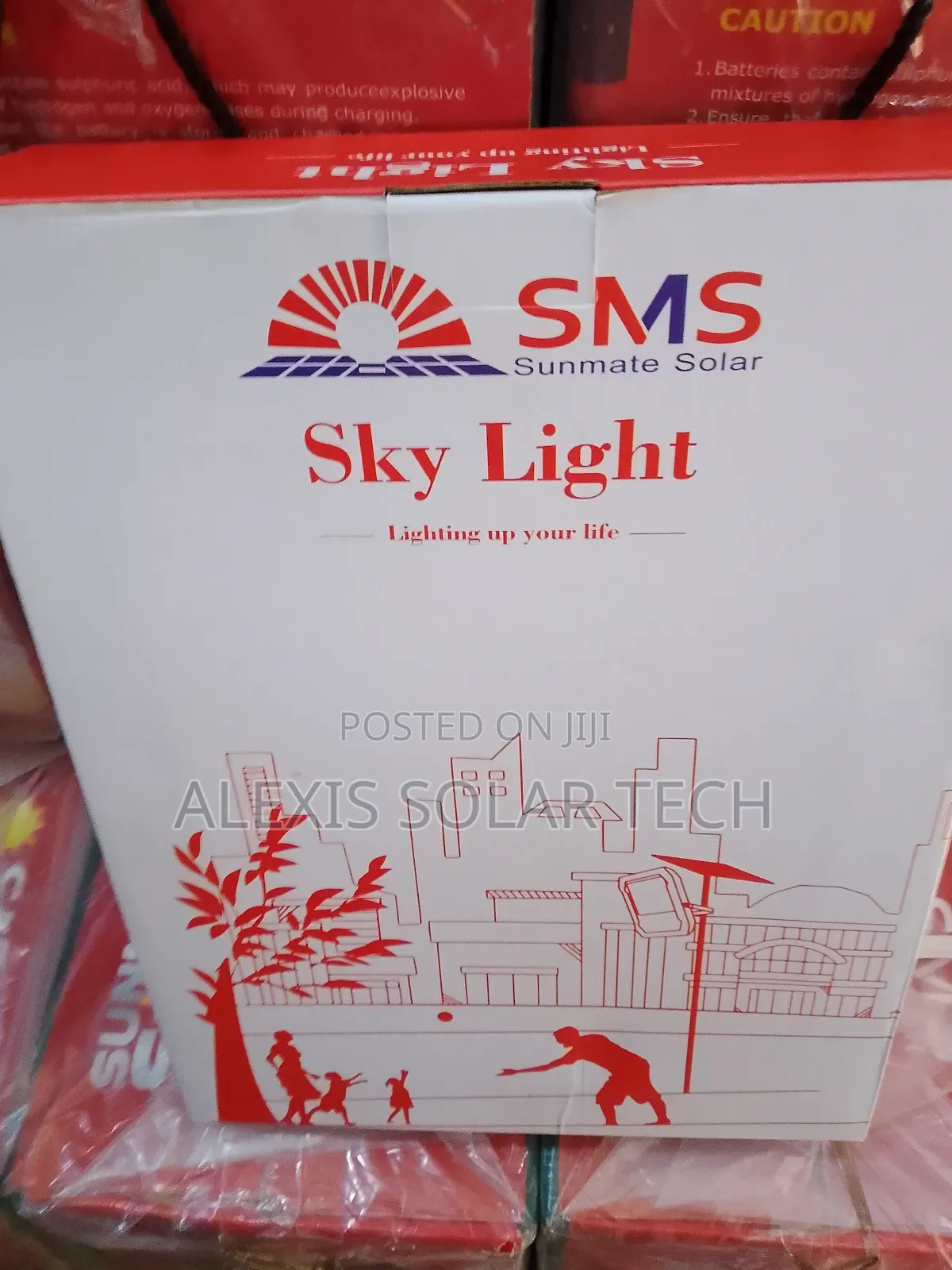 SMS Skylight 200w Double Panel Solar Lights