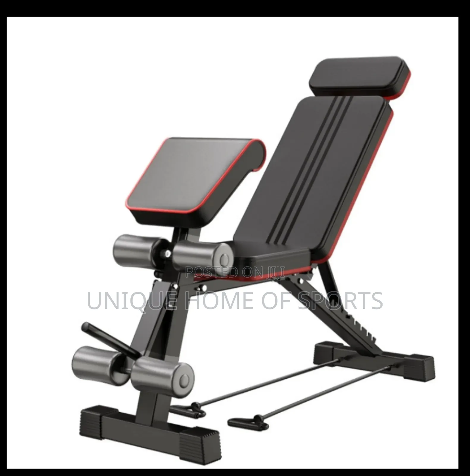 Foldable Bench With Leg Extensions