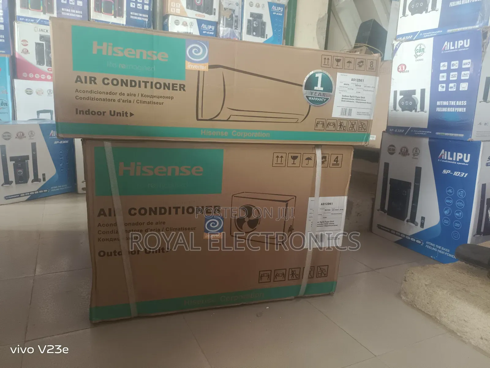 Very New Hisense 1.5hp Inverter Ac With Full Kit