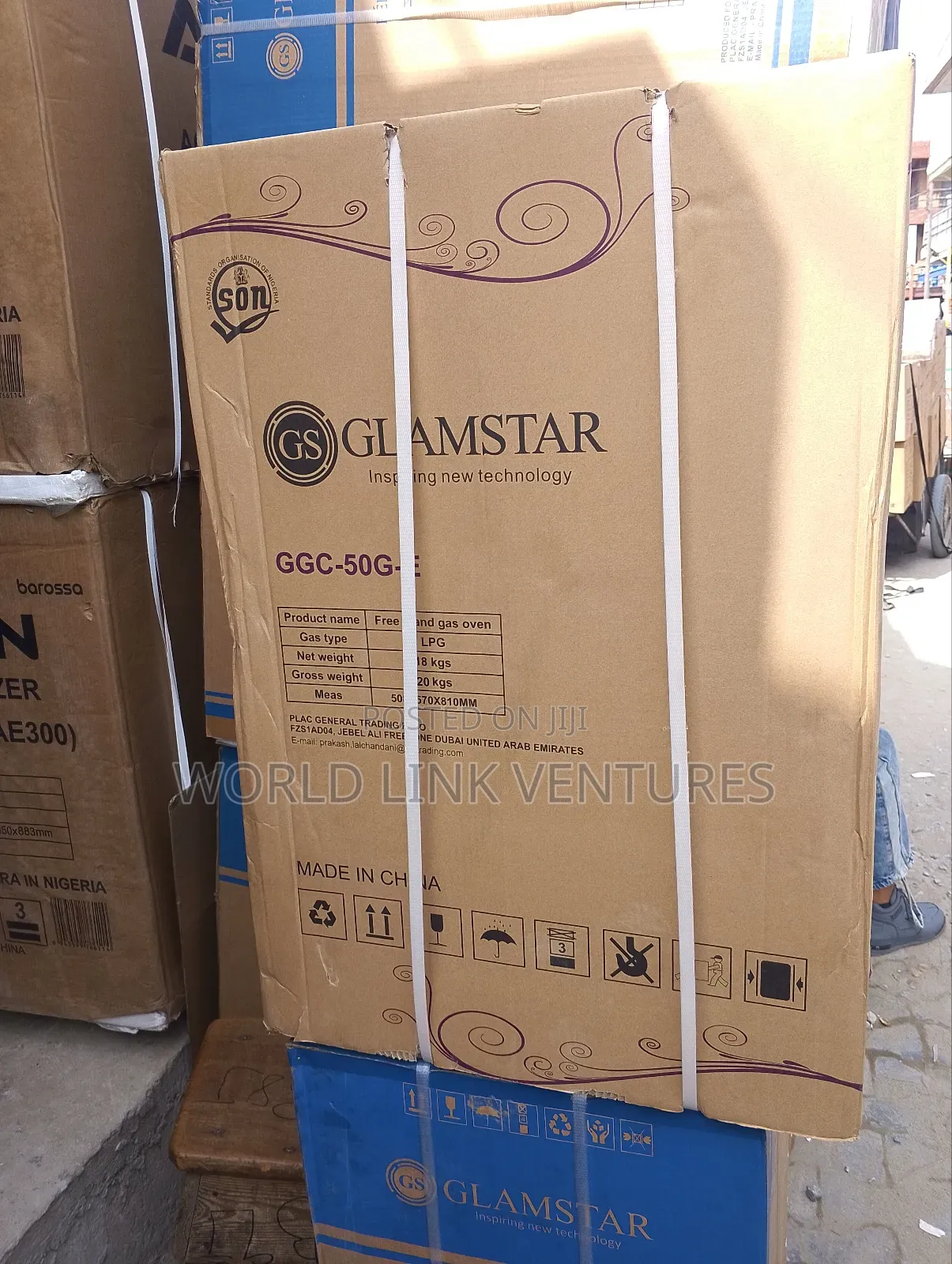 Glamstar Standing Gas Cooker 4 Gas Burner