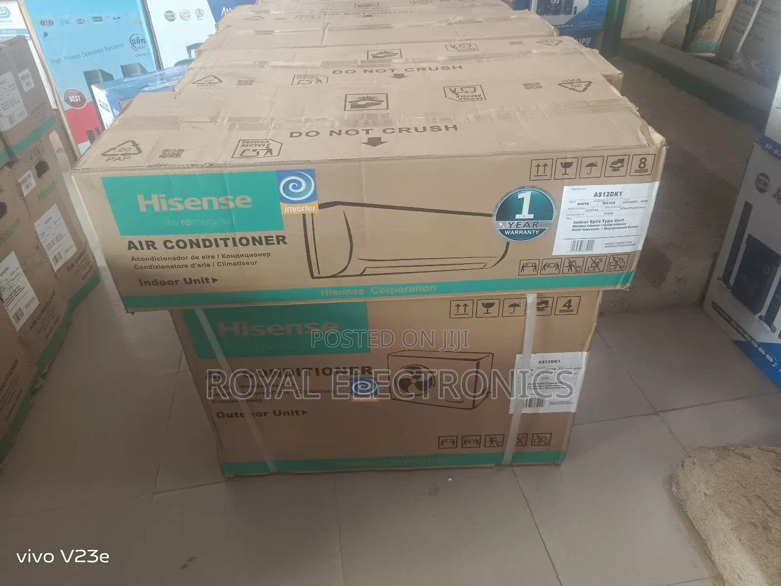Original New Hisense 1.5hp Inverter Ac With Full Kit