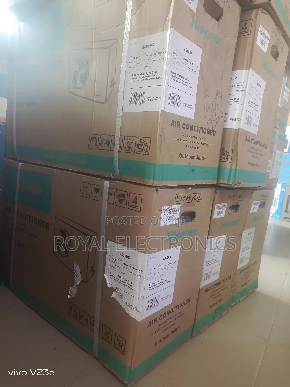 Very New Hisense 1hp Inverter Split Unit Ac With Full Kit