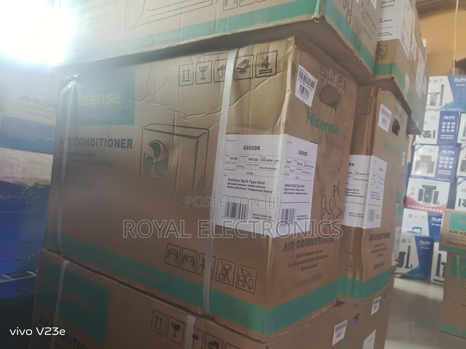 Very New Hisense 1hp Inverter Split Unit Ac With Full Kit