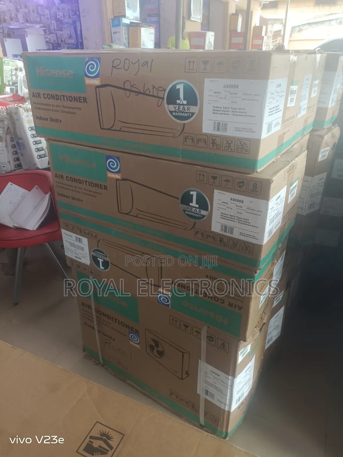 Standard Hisense 1hp Inverter Split Unit Ac With Full Kit