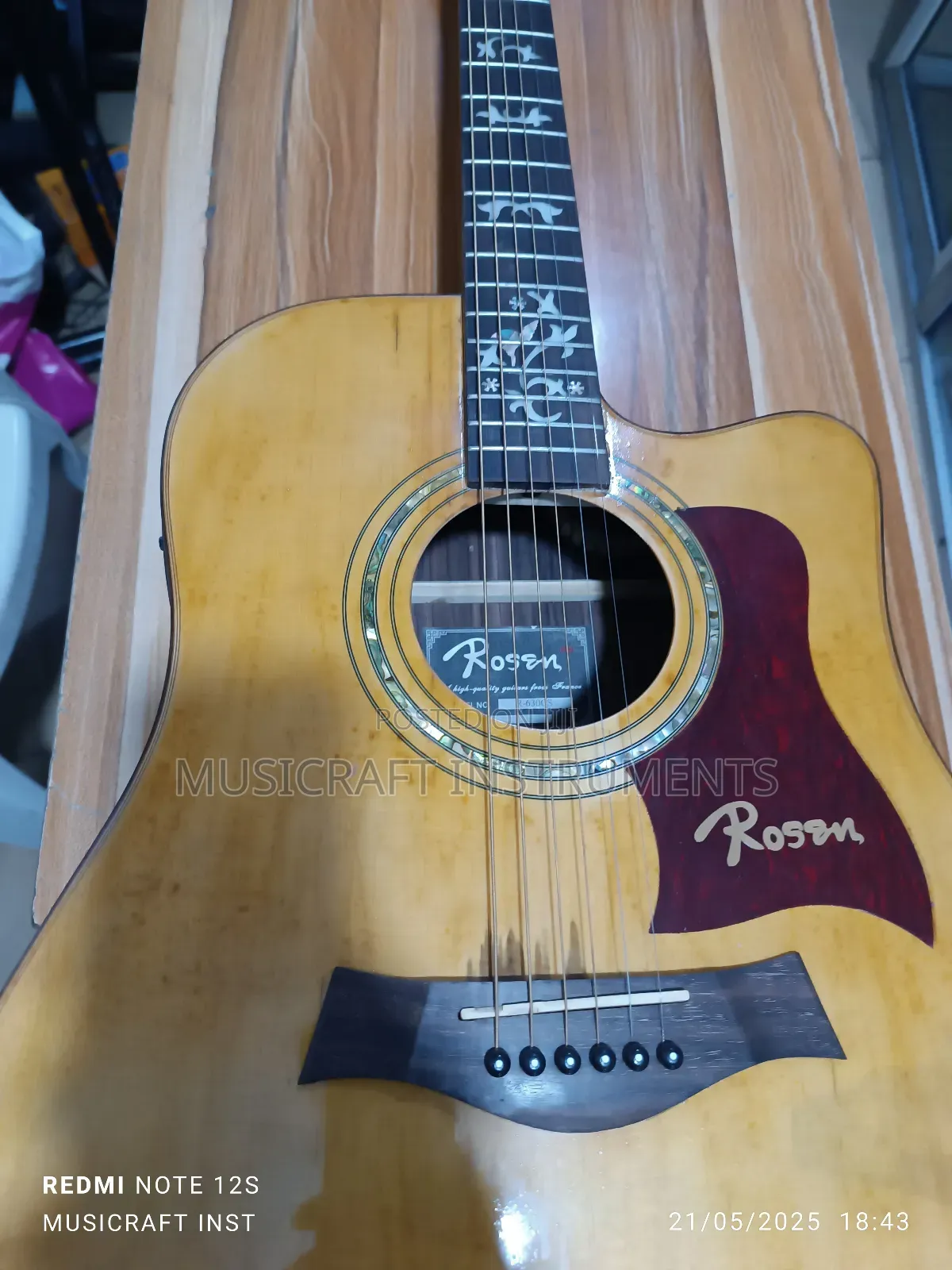 Rosen Electro-Acoustic/Semi-Acoustic Guitar
