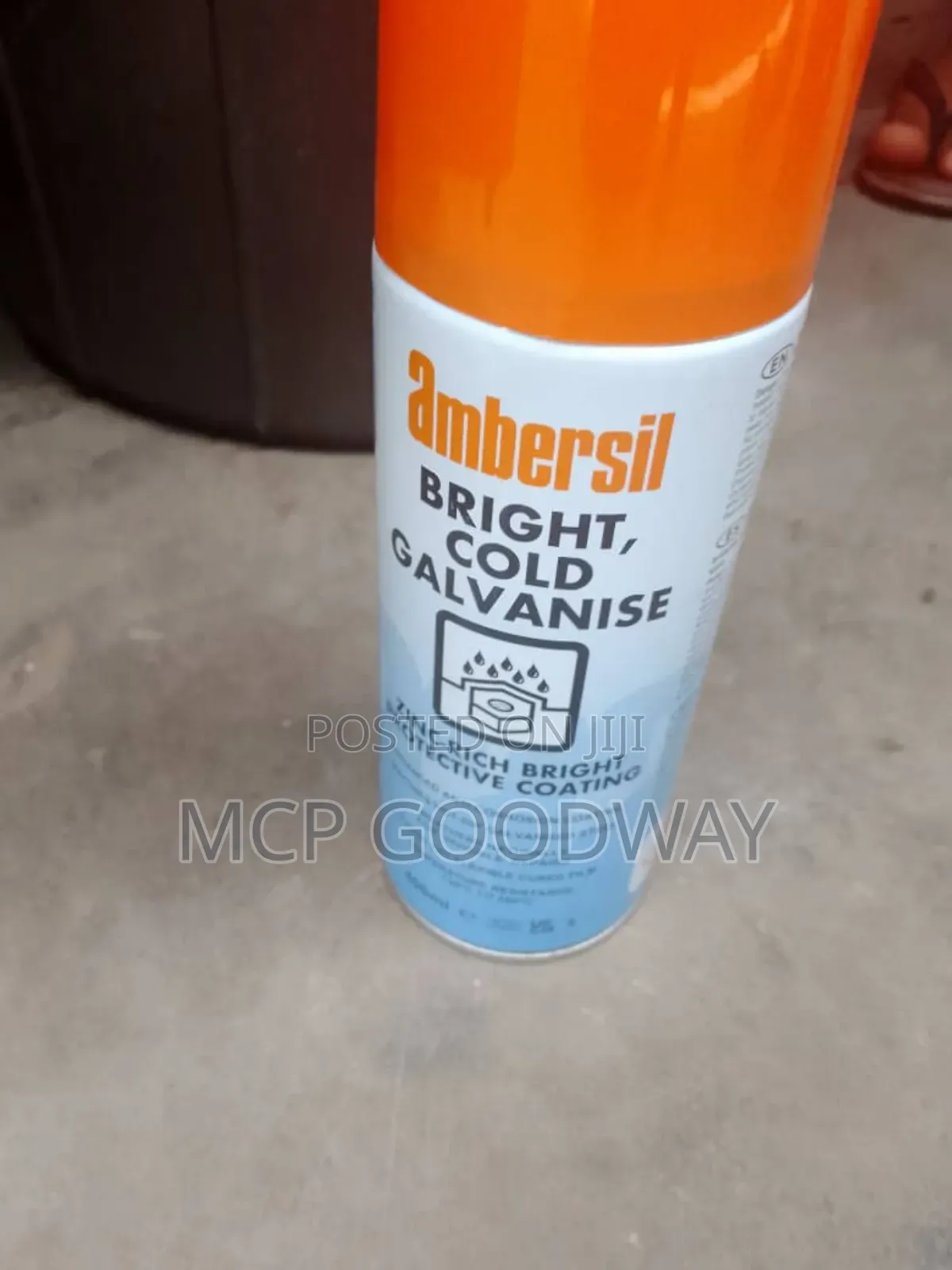 Ambersil Bright Cold Galvanise Zinc Spray