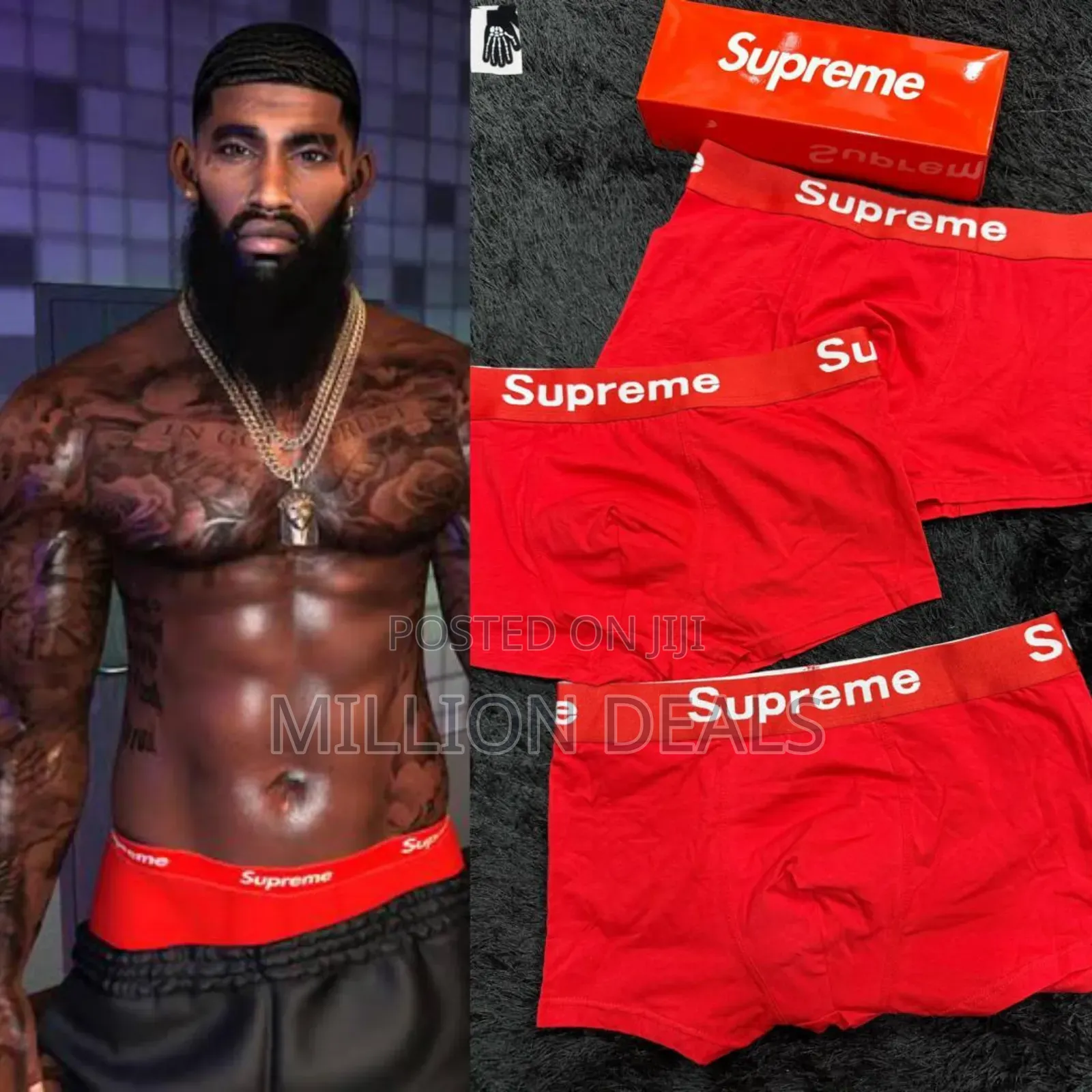 3in1 Luxury Men's Boxer Underwear Pant
