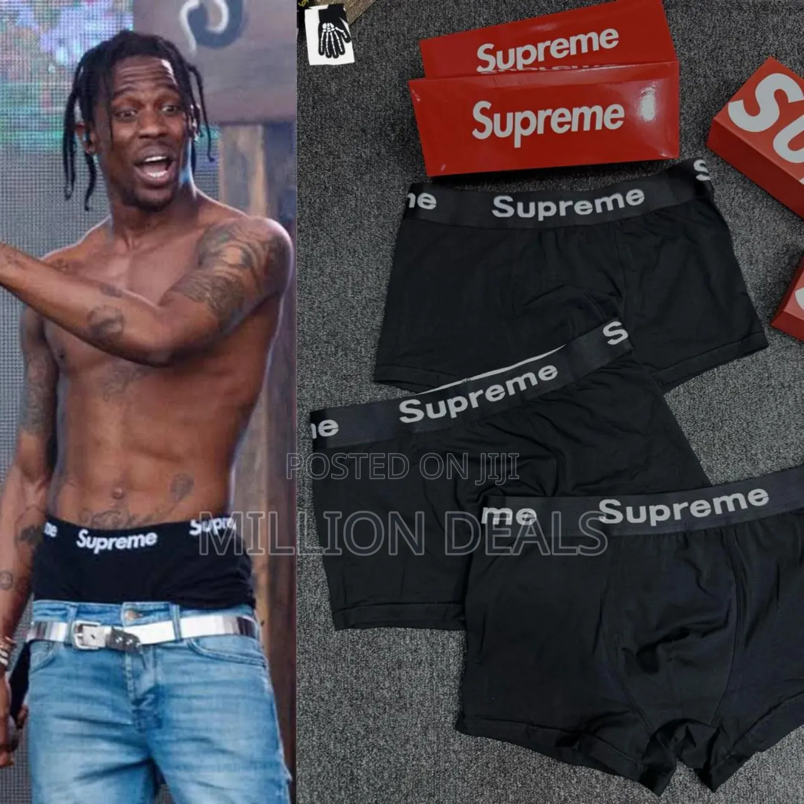 3in1 Luxury Men's Boxer Underwear Pant