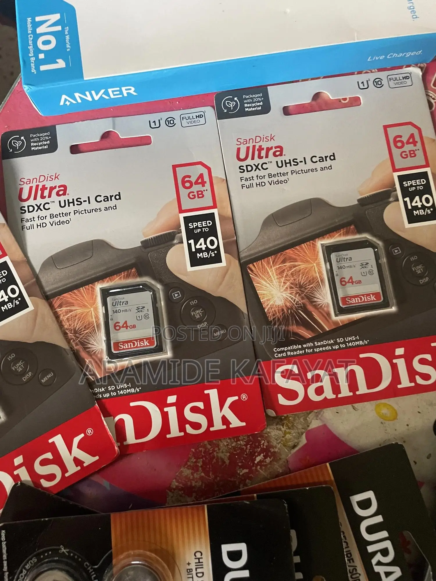 Sandisk 64gb Ultra Sdxc Memory Card (140mb/S)