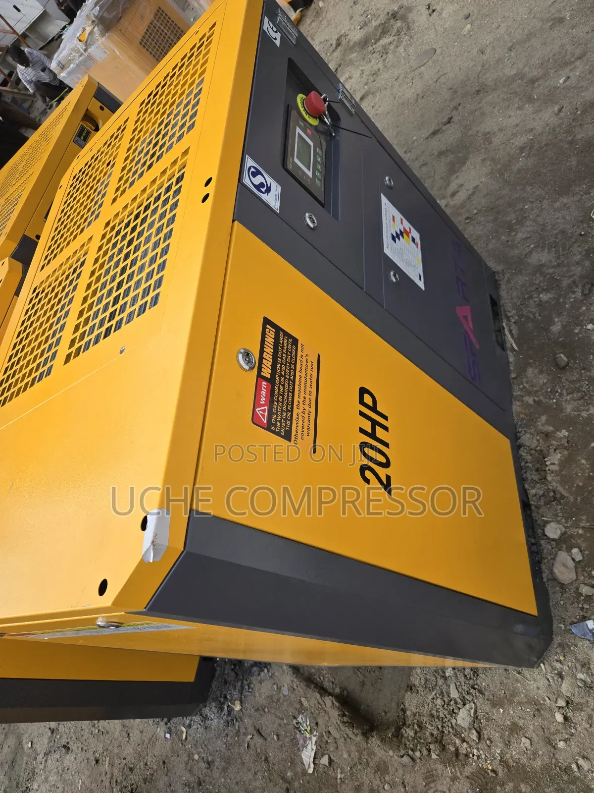 Screw Air Compressor 15kw 20hp 10bar Original One Original