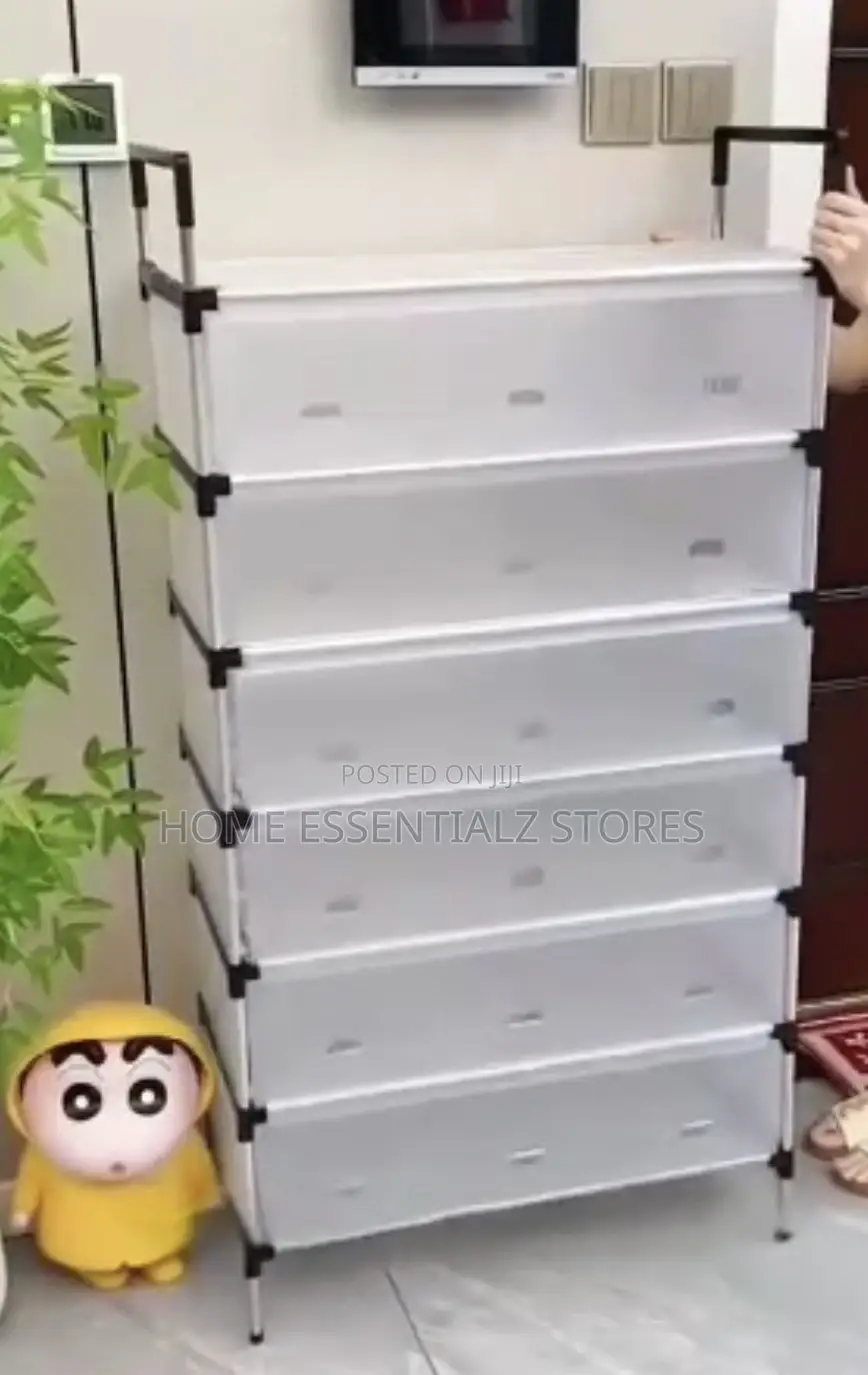 Dust Proof Shoes Organizer - 7-Layer Shoes Rack With Cover