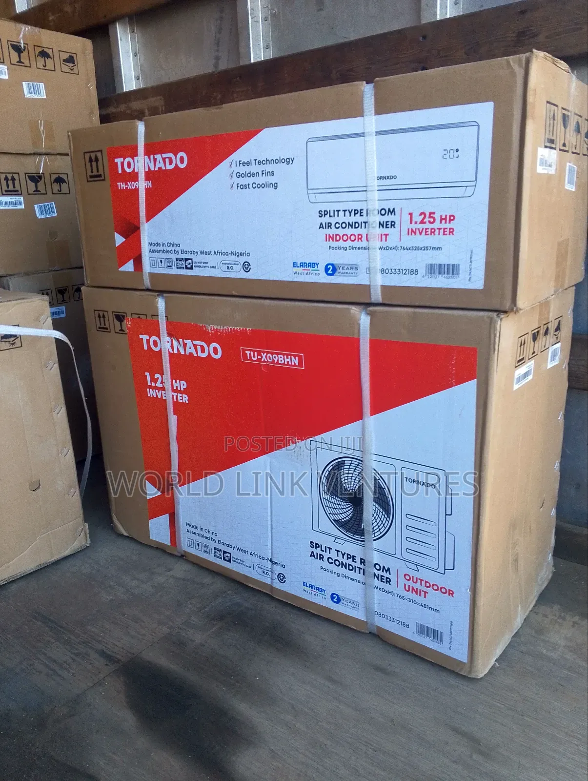 Tornado Inverter Ac 1.5 Hp With Installation Kits Warranty