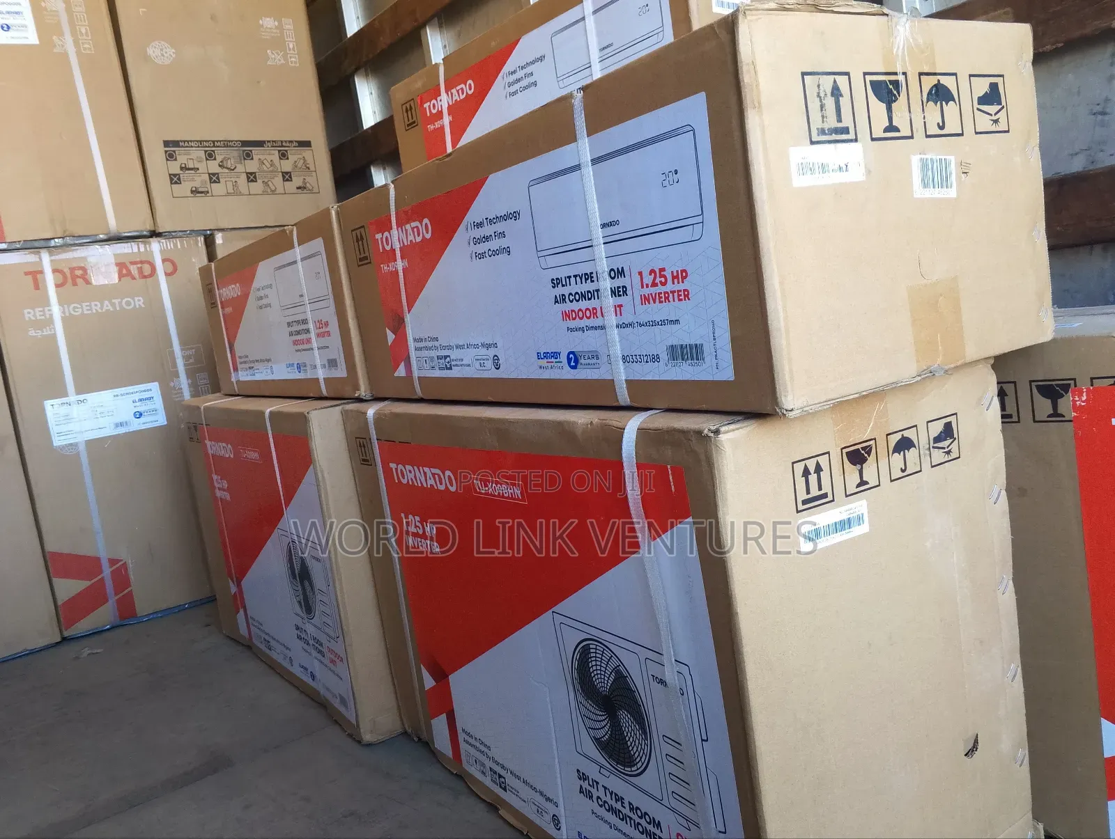 Tornado Inverter Ac 1.5 Hp With Installation Kits Warranty