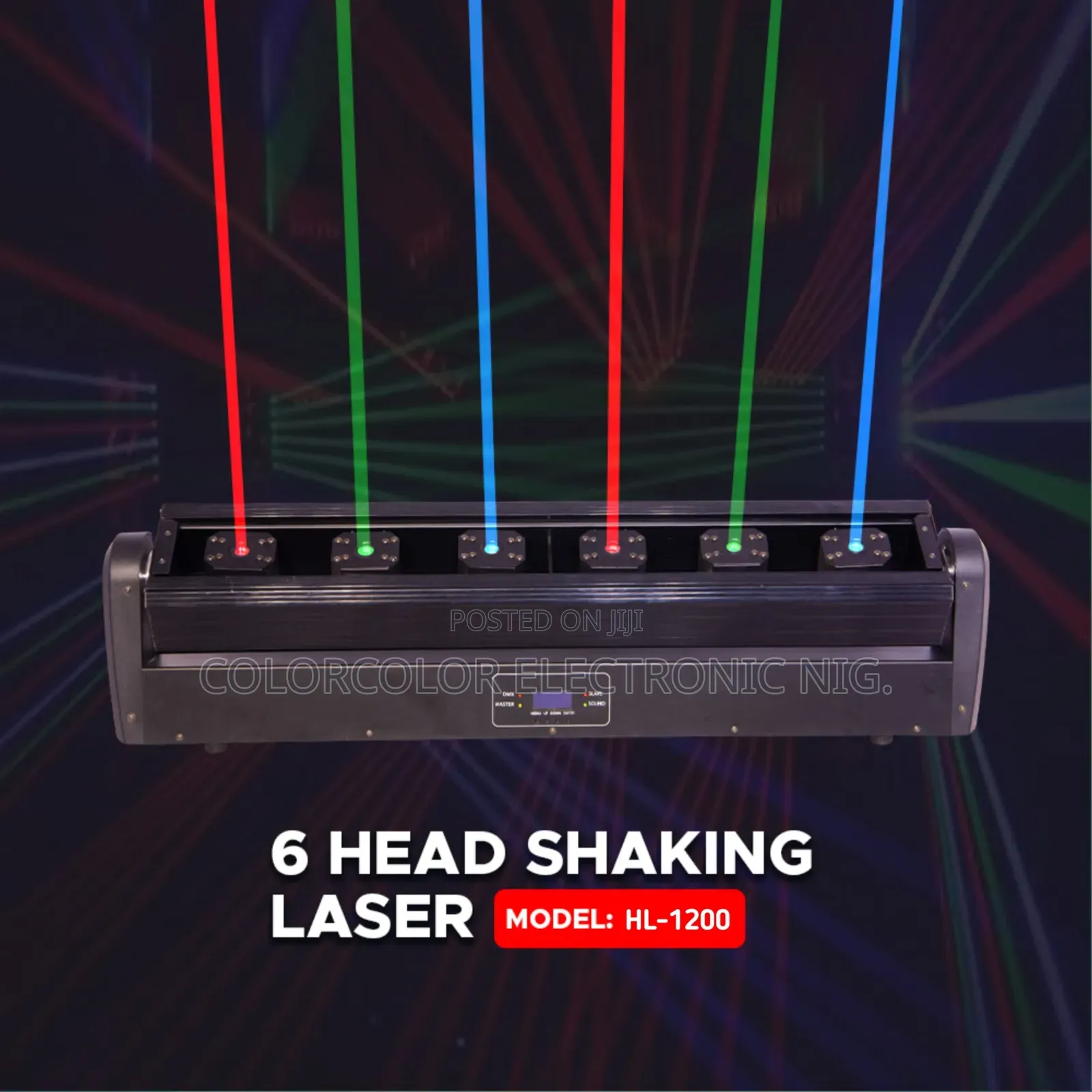 6 Head Shake Laser Hl630