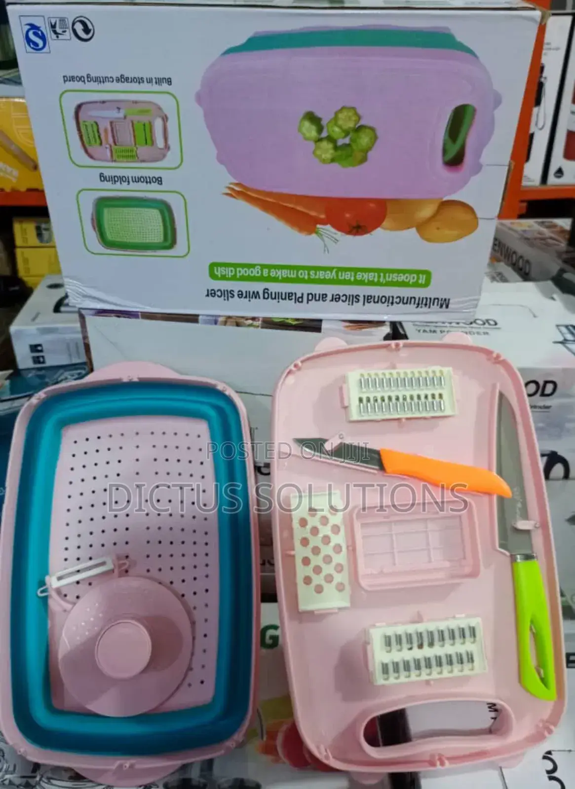 Multipurpose Slicer, Cutting Board, Bowl