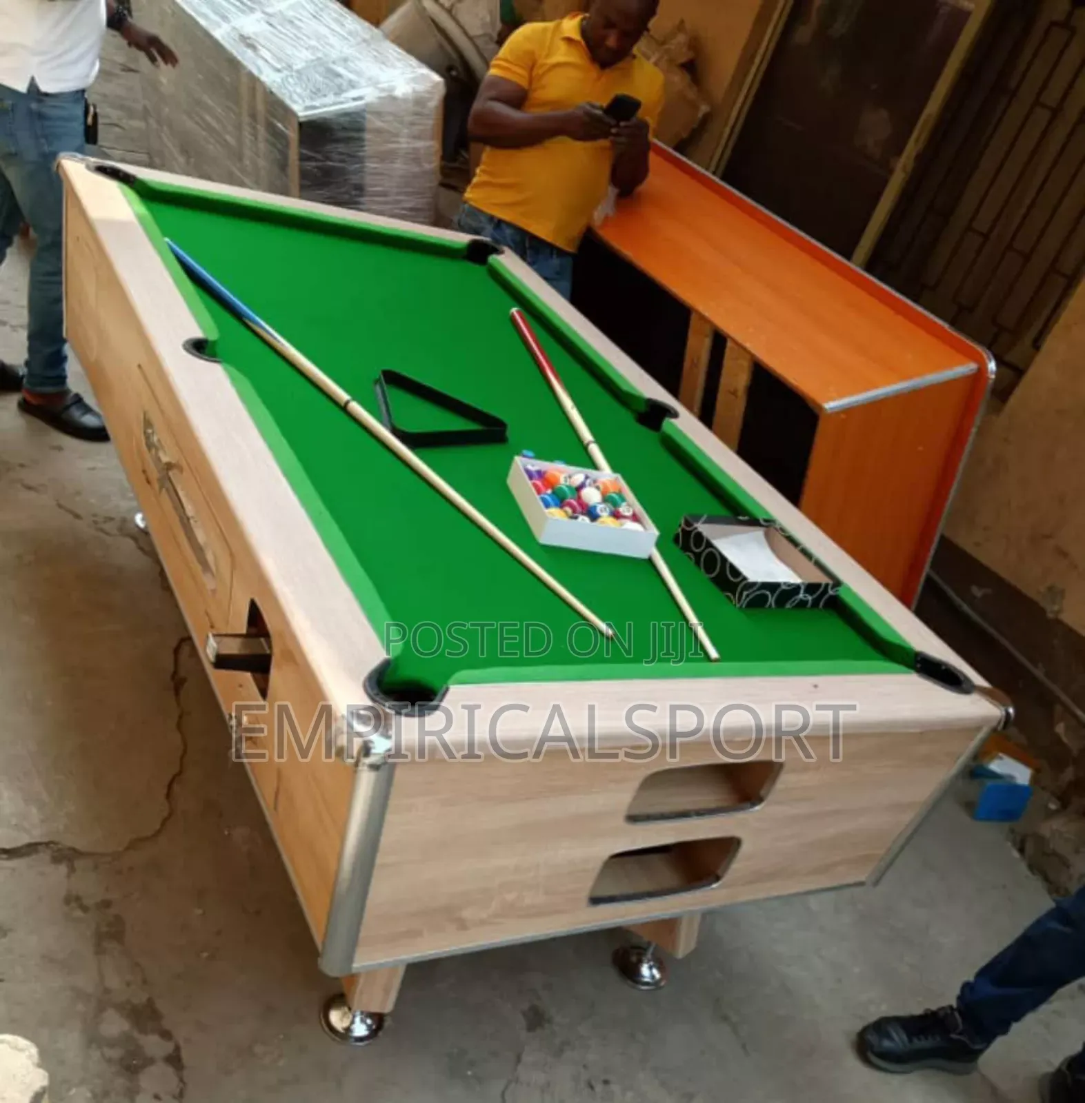 7ft Marble Snooker Board With Complete Accessories
