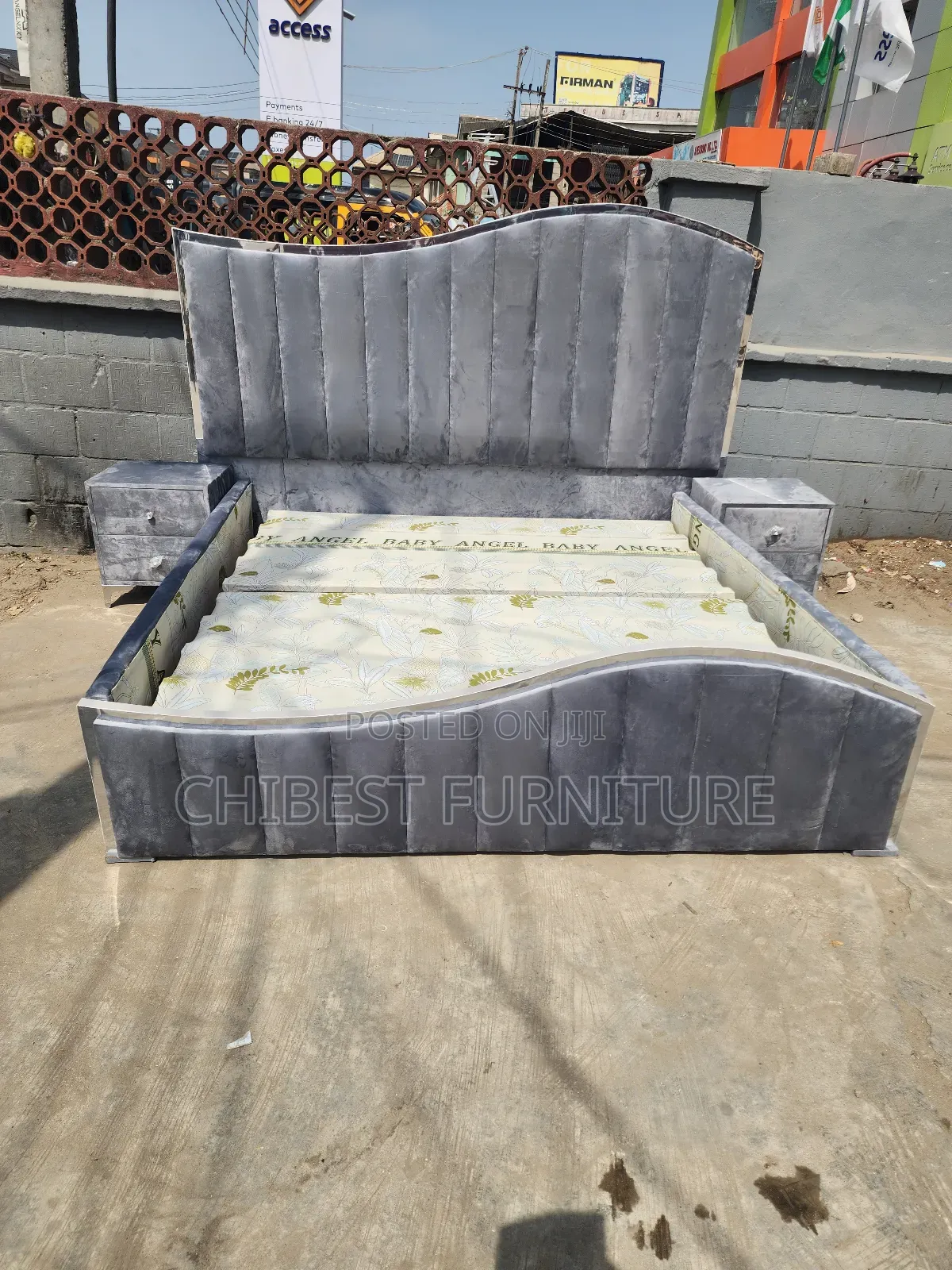 Padded Brand New Bed Stand.