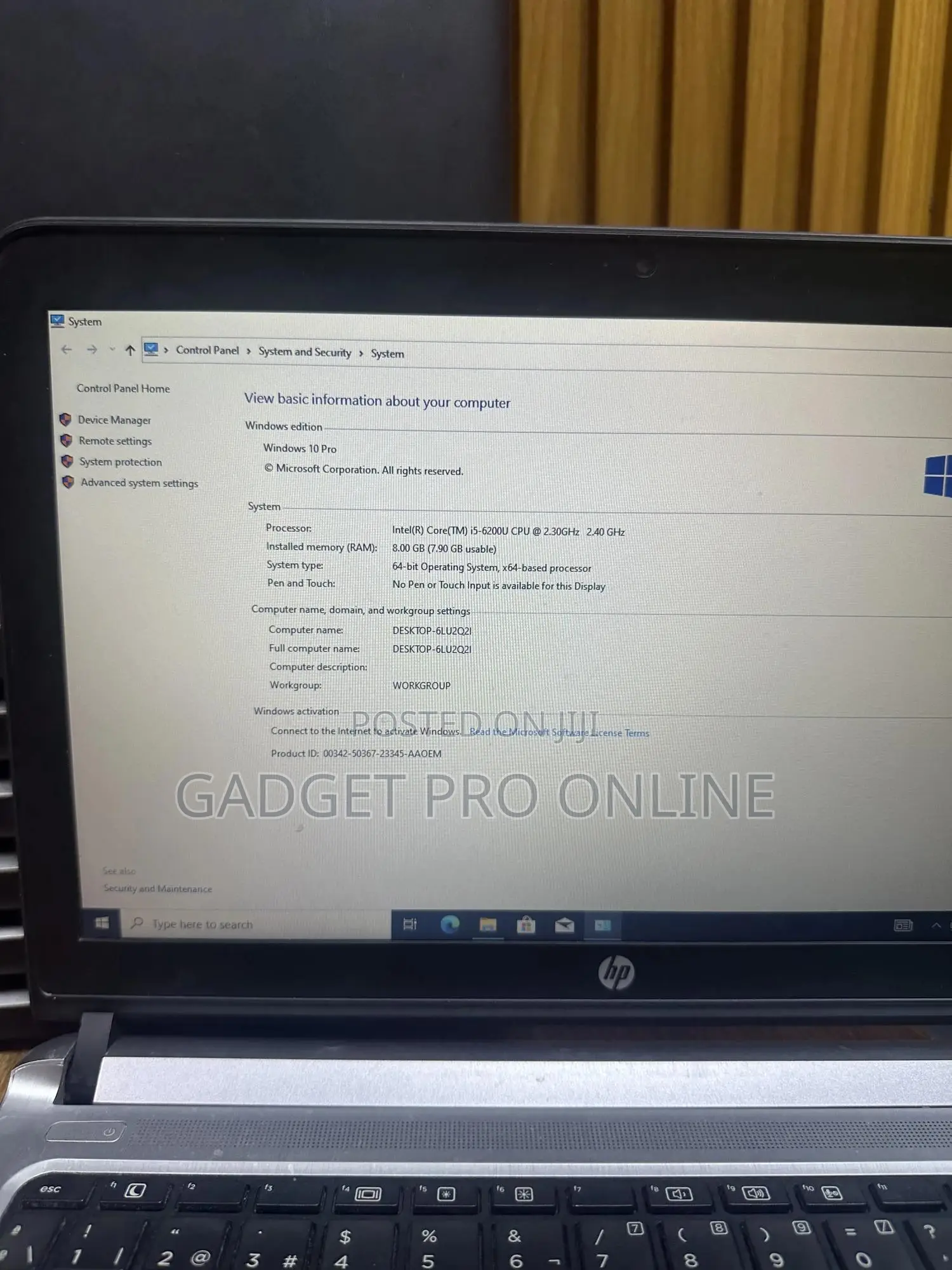 Laptop HP 430 G3 8GB Intel Core I3 HDD 500GB