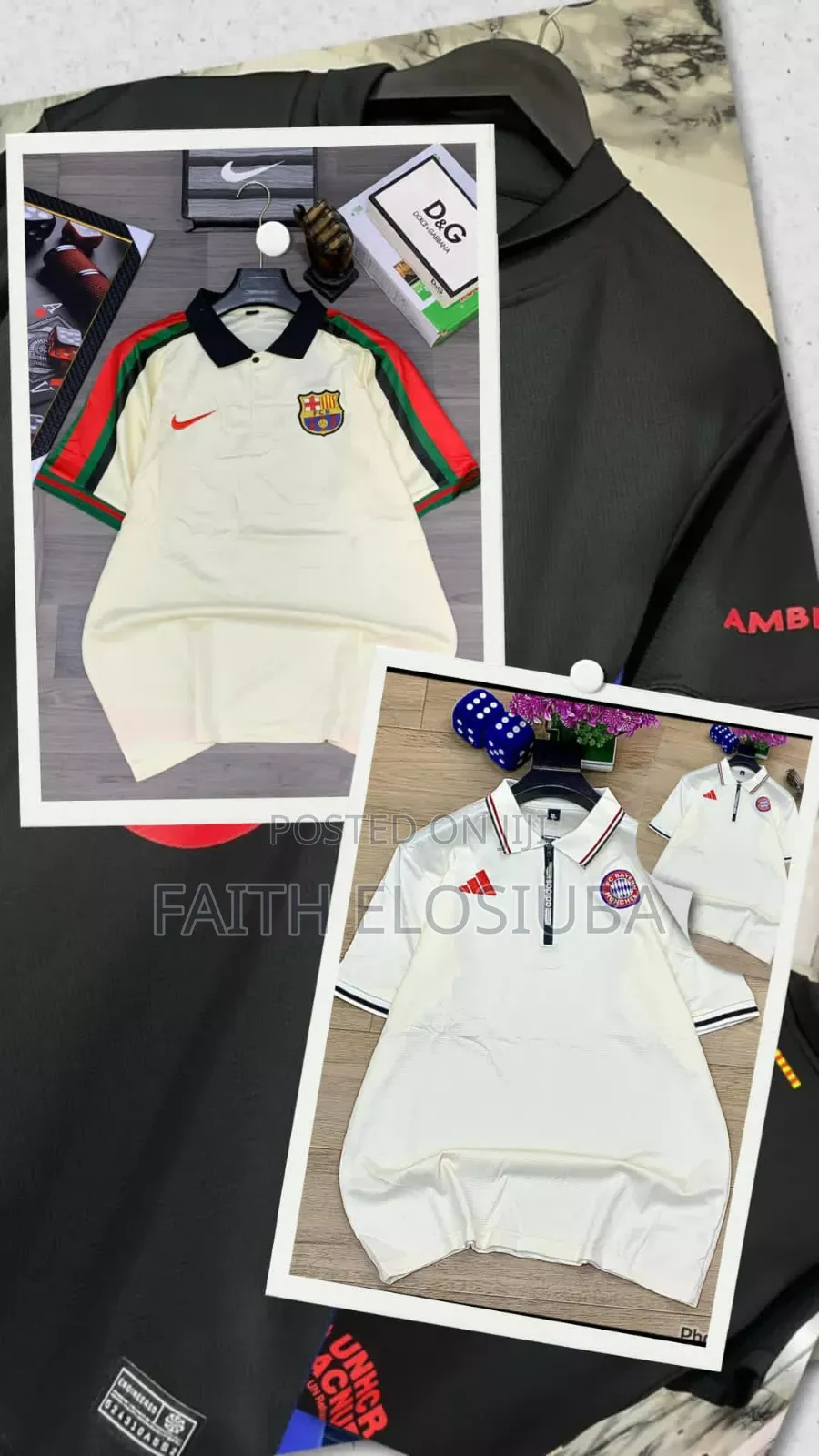 Original Barcelona And Ac Milan Jerseys Available