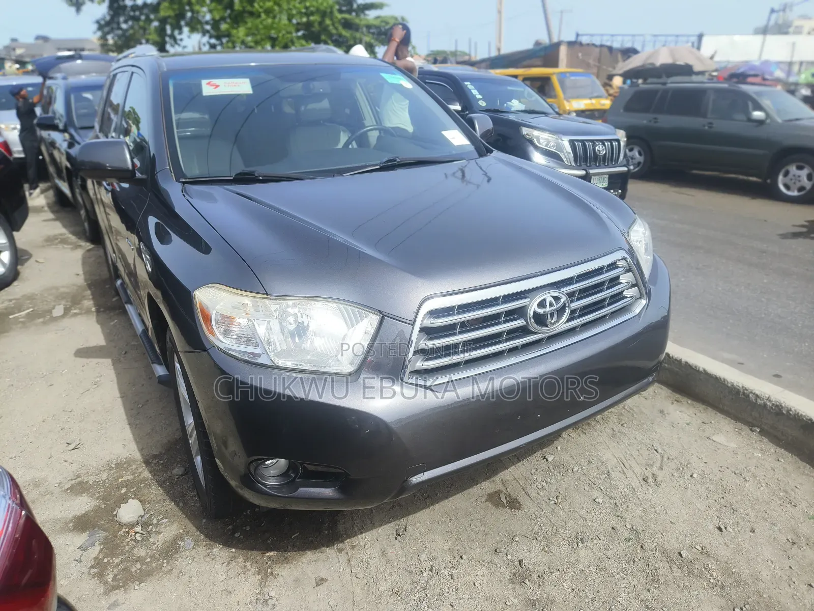 Toyota Highlander Limited 2008 Gray