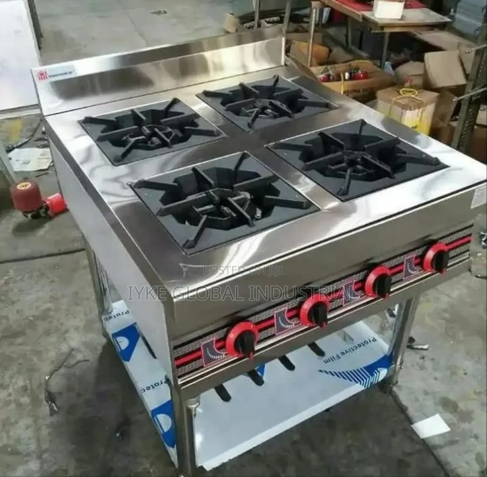 Industrial Standing 4 Buner Gas Cooker