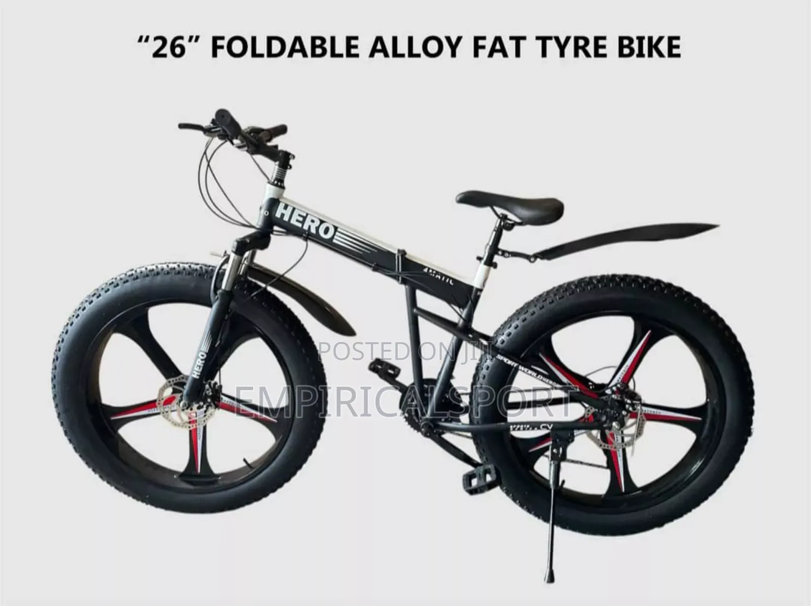 Alloyed Foldable Fat Tyre Bicycle