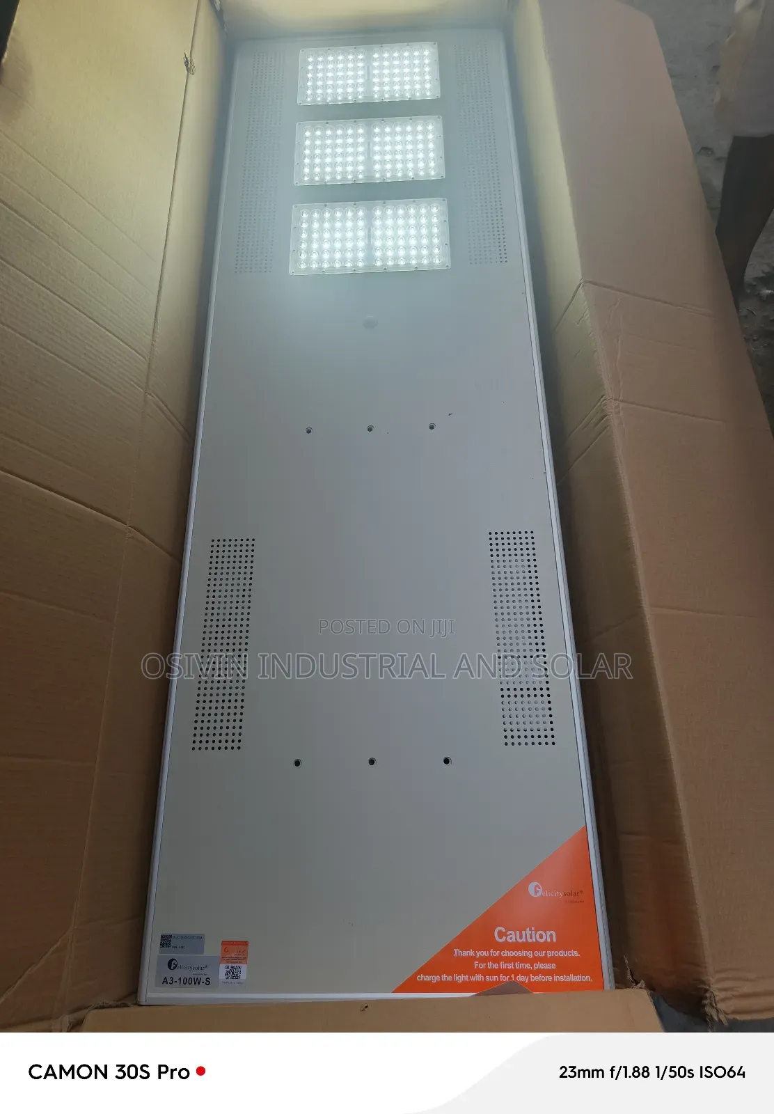 Felicity All in One Solar Streetlights 100w