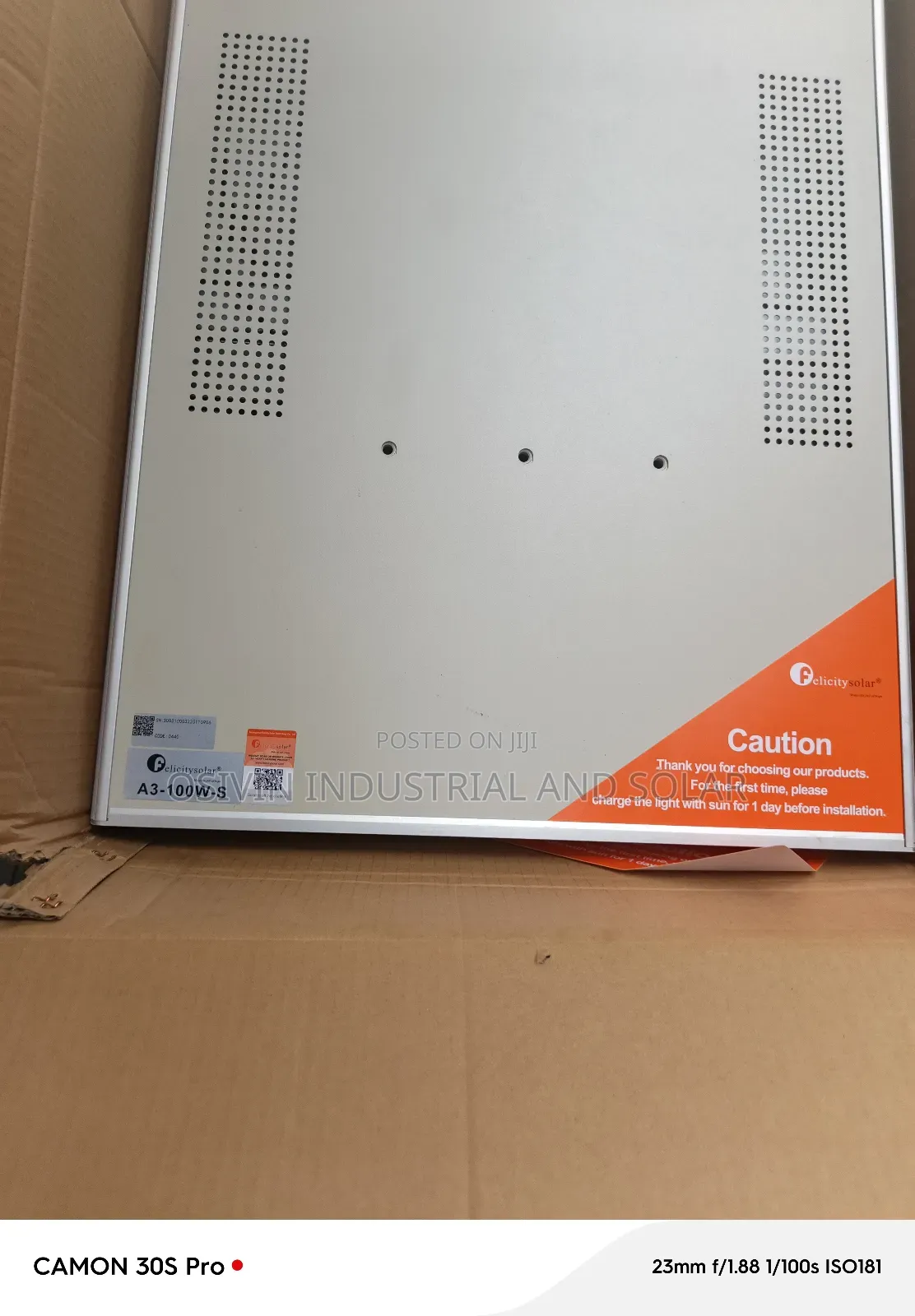 Felicity All in One Solar Streetlights 100w
