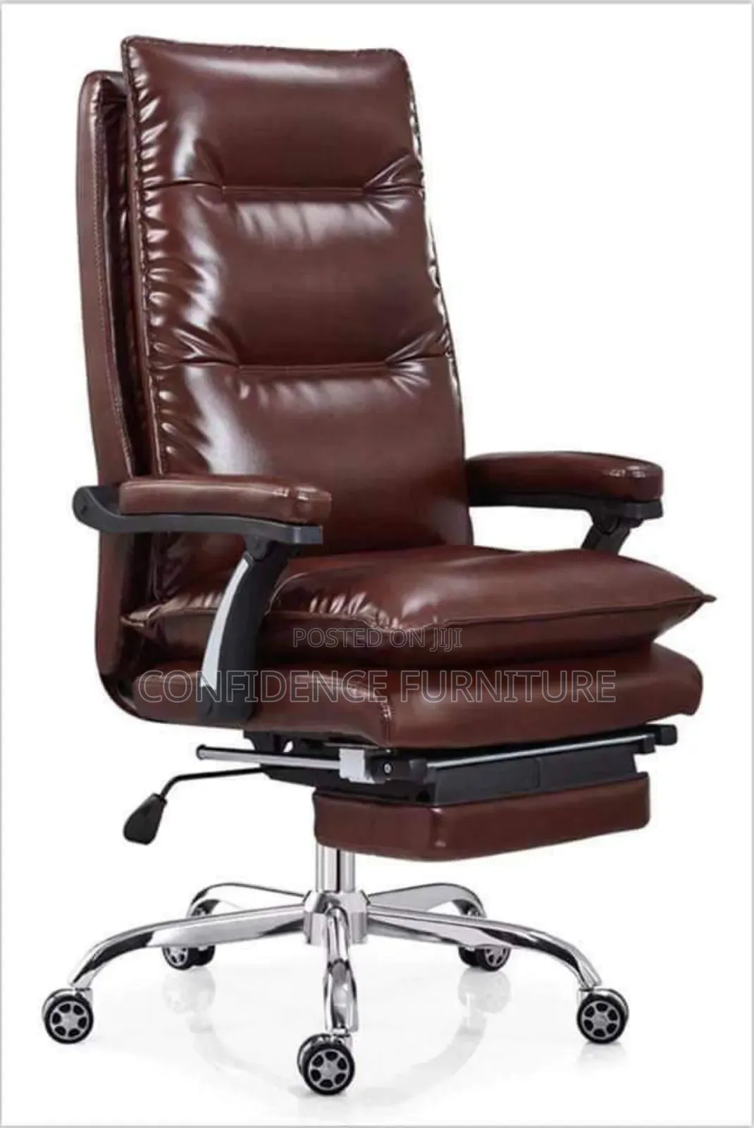 Executive Office Chair With Reclining And Footrest