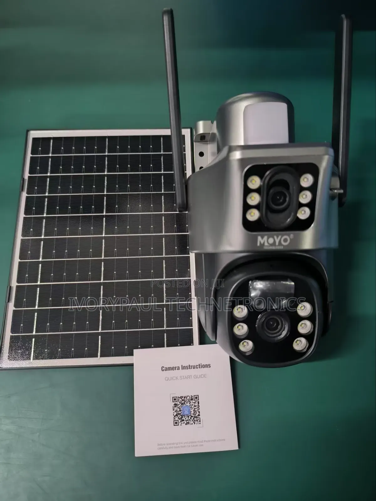 4g Essecloud Double Lens Solar PTZ CCTV Camera
