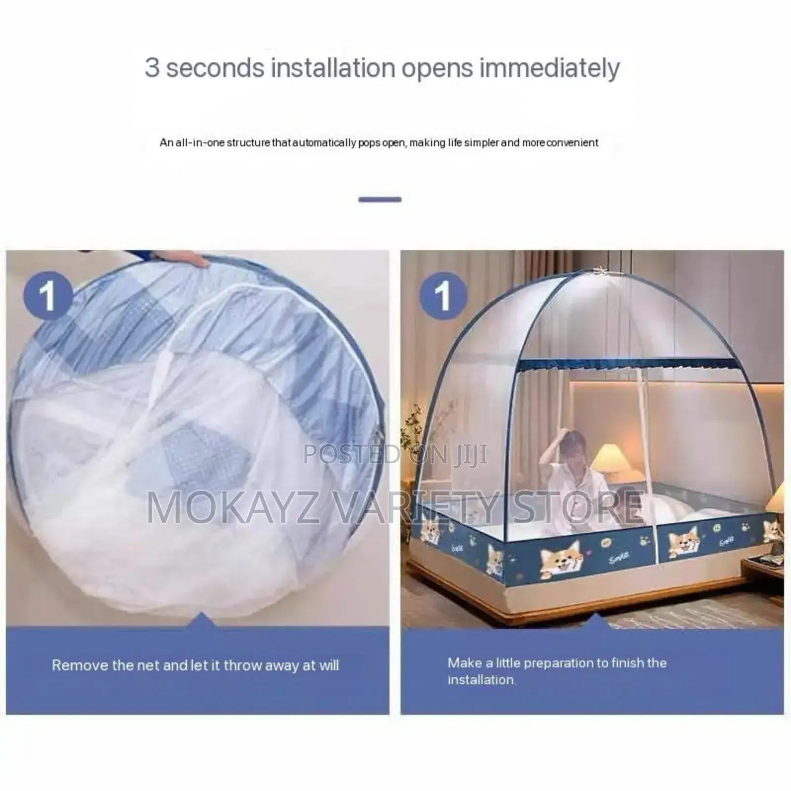 New Modern Foldable Round Mosquito Net (Available in Sizes)
