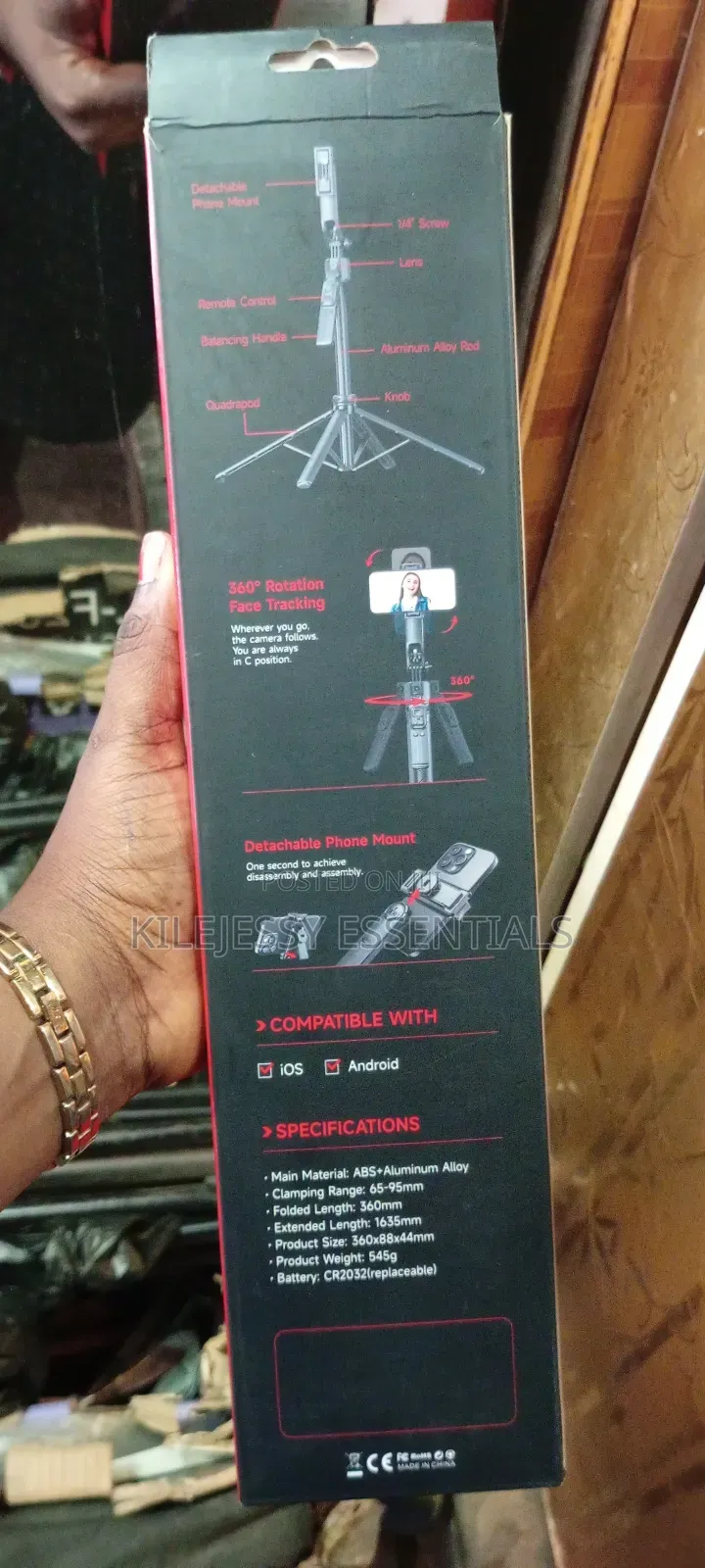 C17 Ai Gimbal Auto Face Tracking Tripod Stand