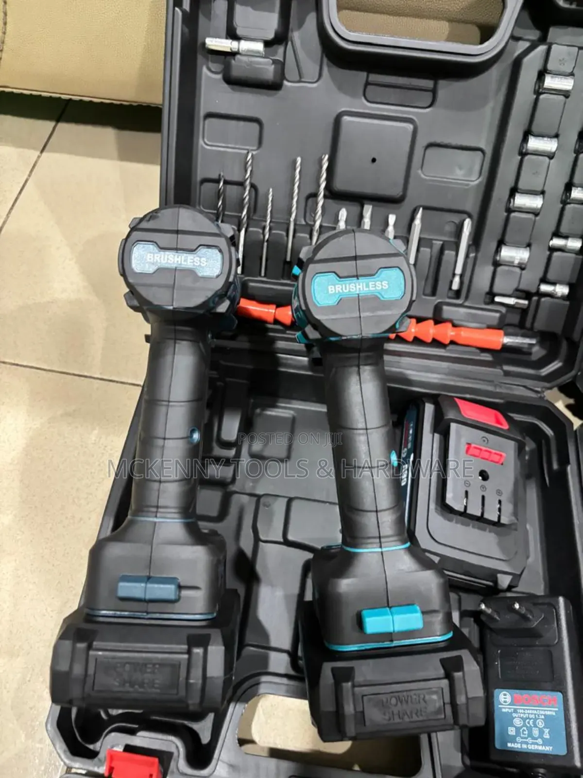 Tool Set High Torque Brushless Battery Impact Drills