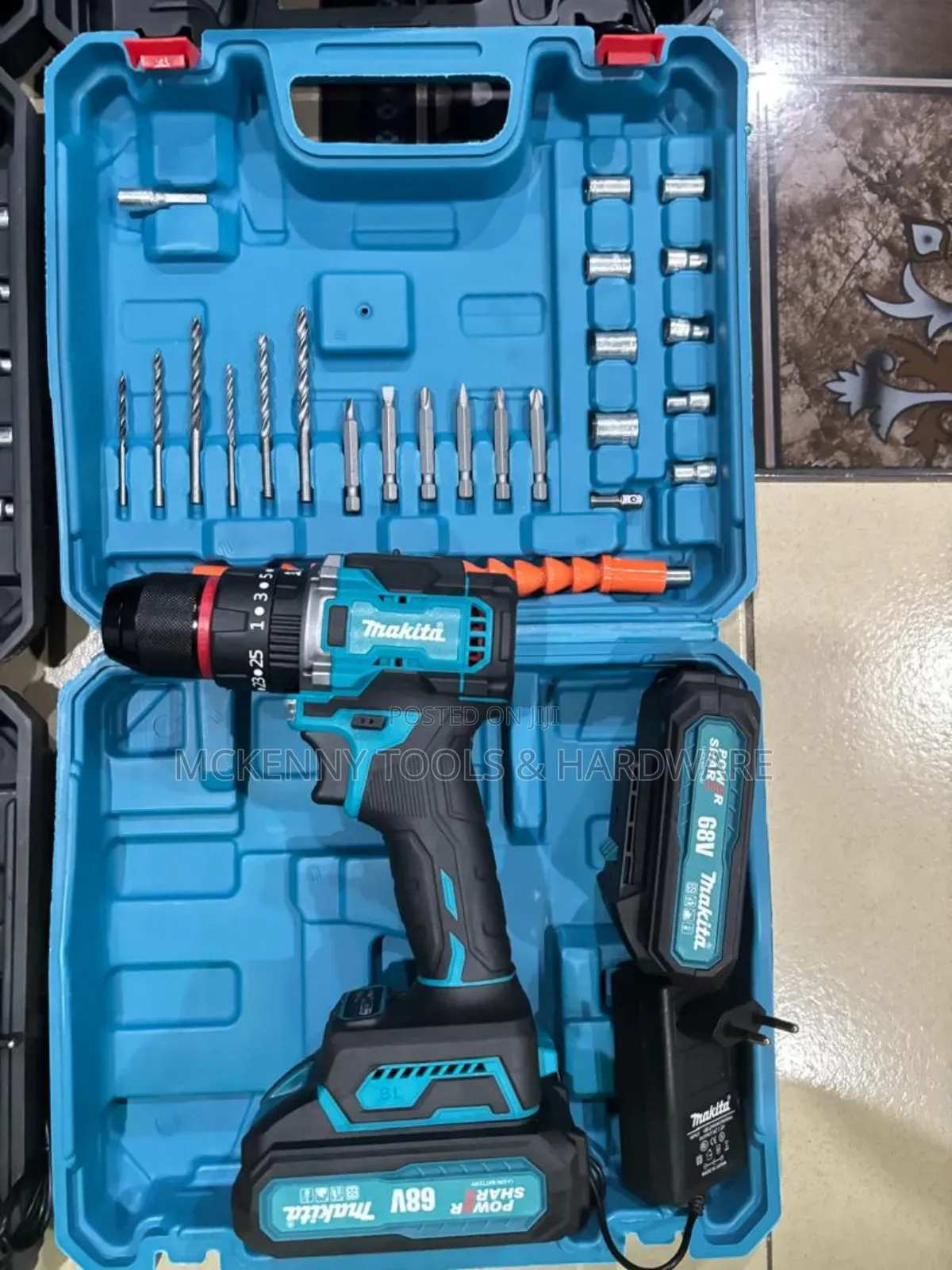3/8" Portable Cordless Drill Power Tool Set (Brushless)