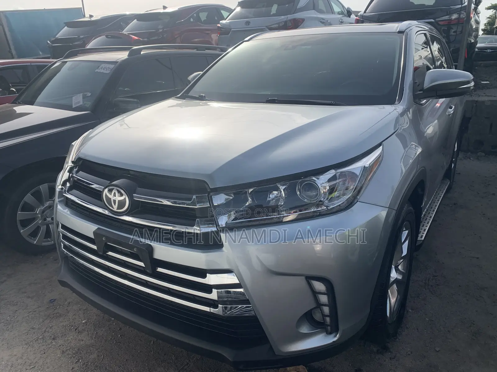 Toyota Highlander Limited Platinum V6 4x4 (3.5L 6cyl 6A) 2016 Gray