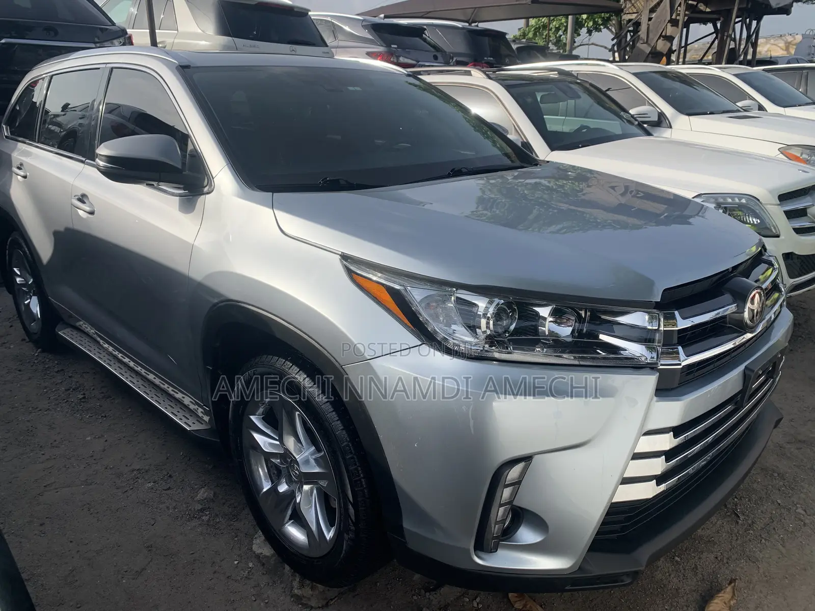 Toyota Highlander Limited Platinum V6 4x4 (3.5L 6cyl 6A) 2016 Gray