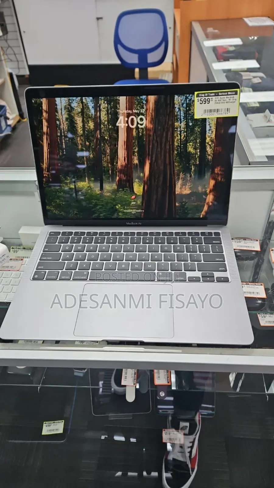 Laptop Apple MacBook Air 2020 M1 8GB Apple M1 SSD 256GB