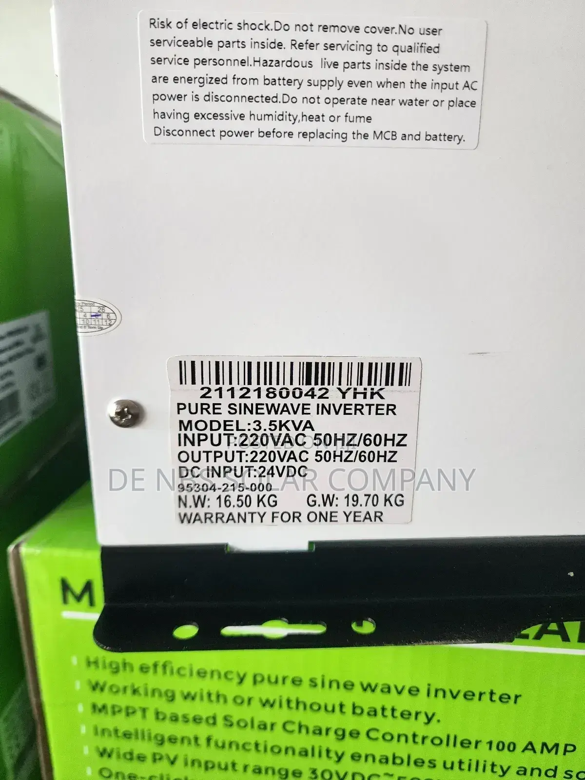3.5kva 24v Yohako Transformer Base Solar Inverter