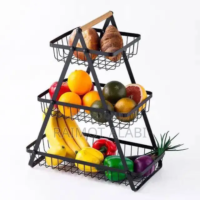 Three Layers Basket Rack