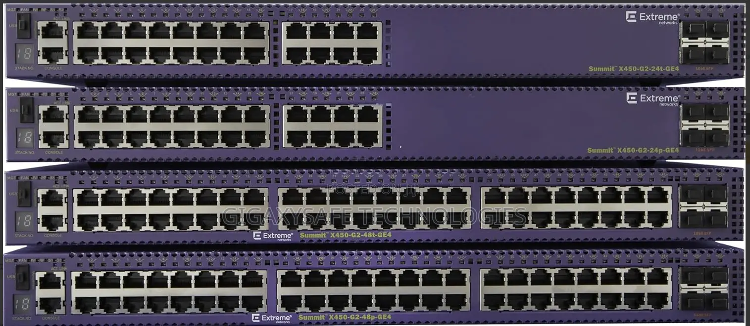 X450-G2-48p/24p 10ge4-Base 10/100/1000base-T Poe+ 10gbase-X