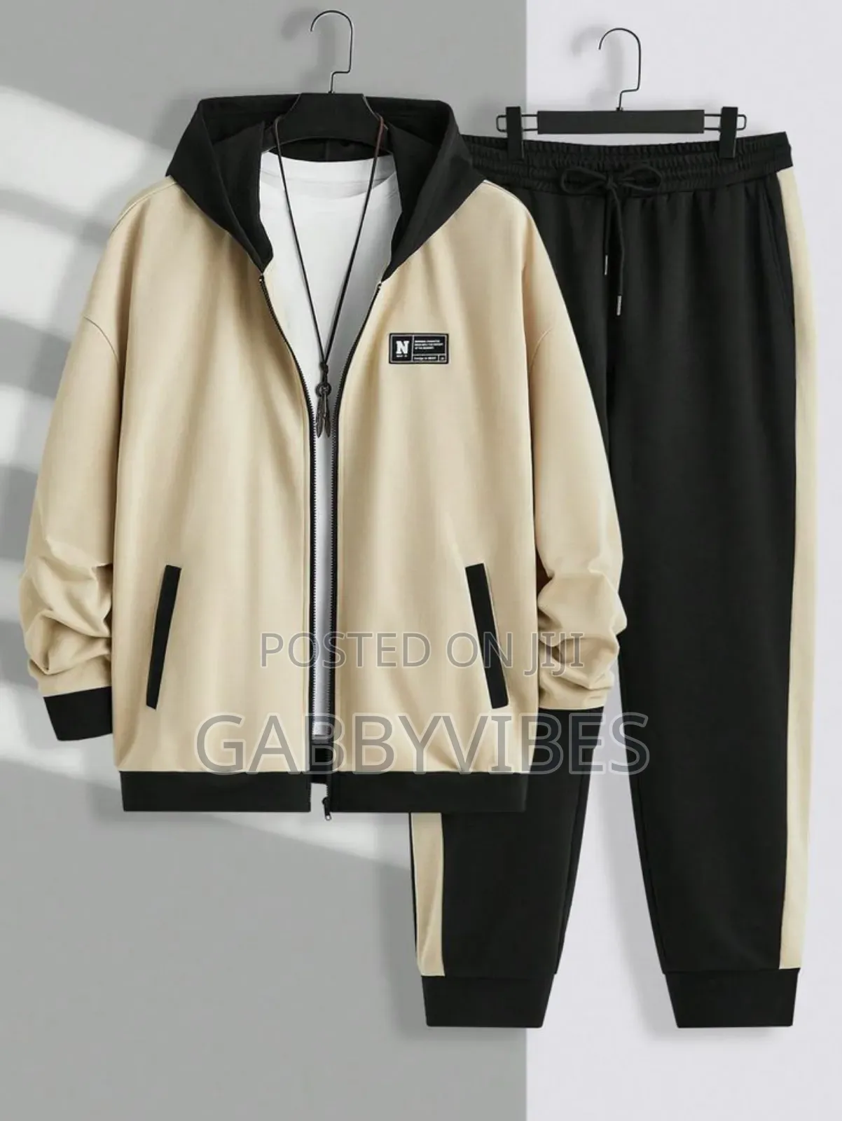 Men's Dress Zip Hook Hoodie and Pant