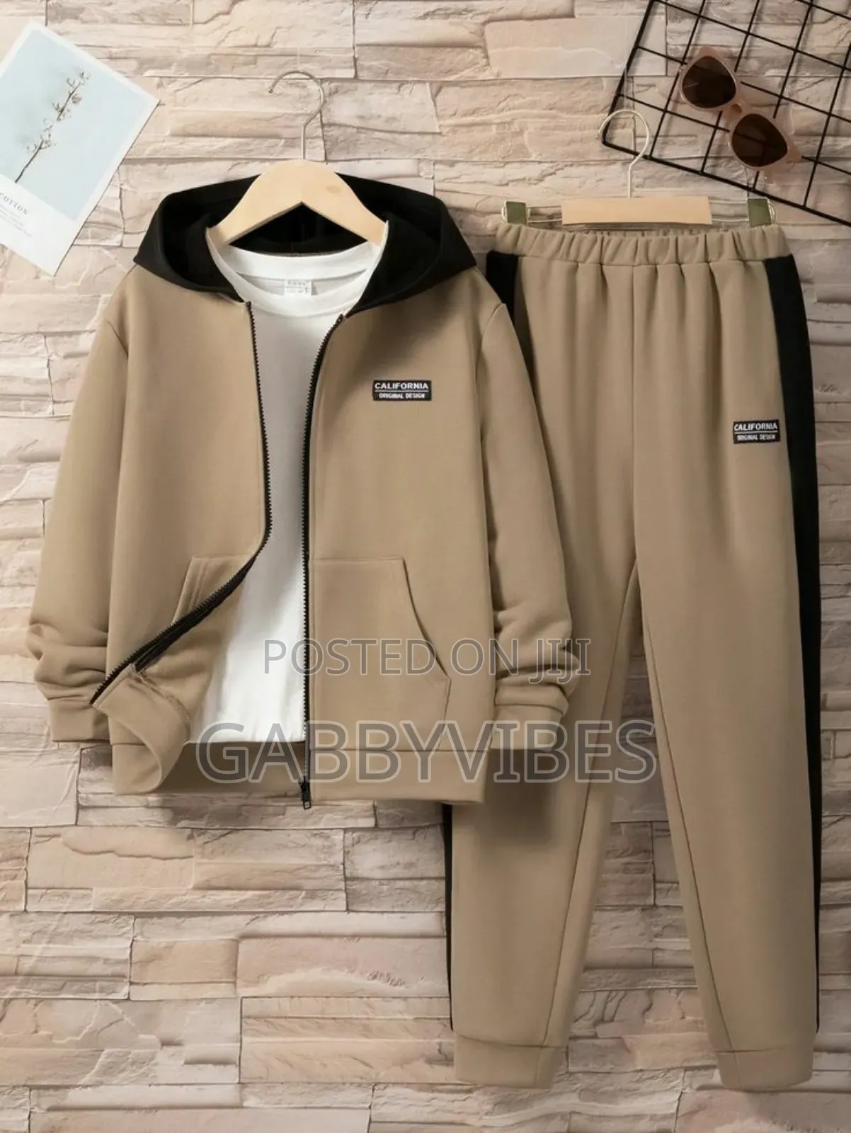Men's Dress Zip Hook Hoodie and Pant