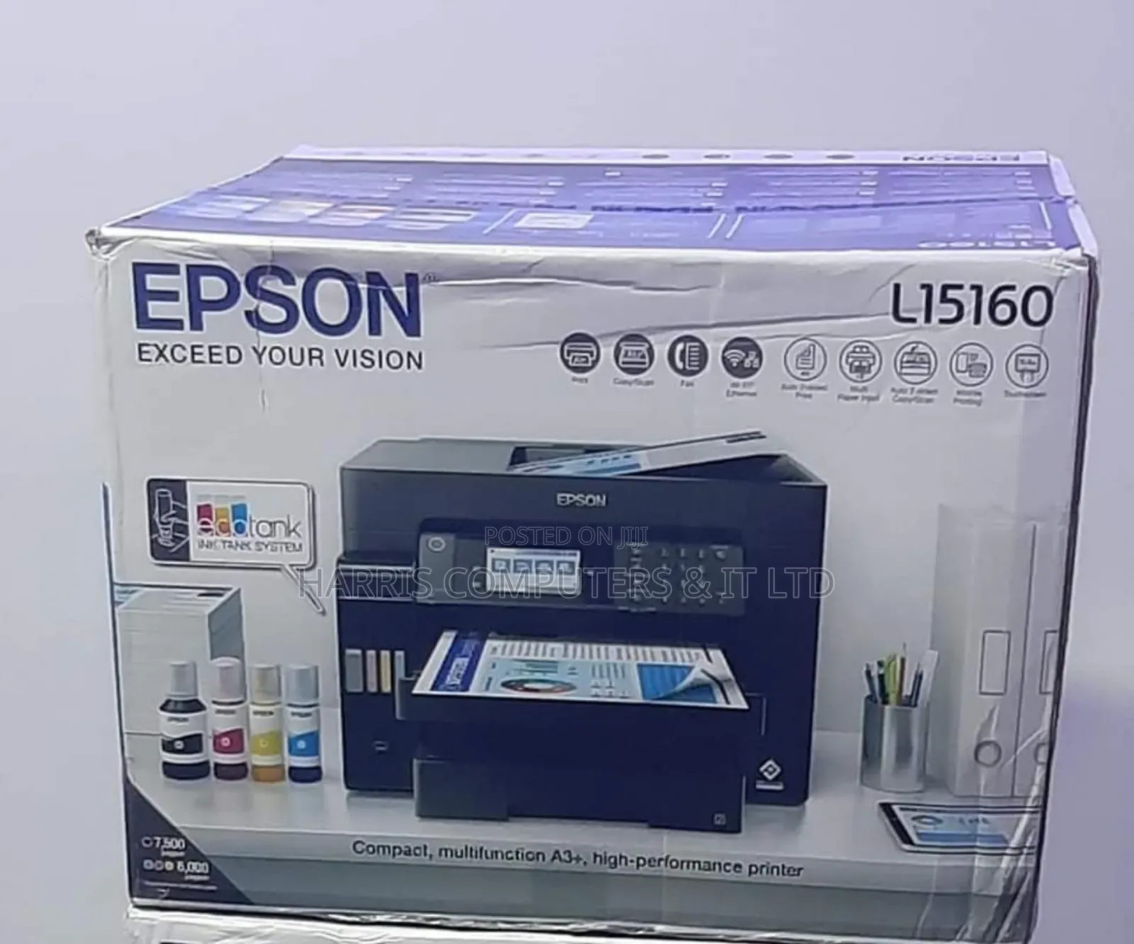 Epson L15160 A3 Multifunctional Ecotank Printer With Adf