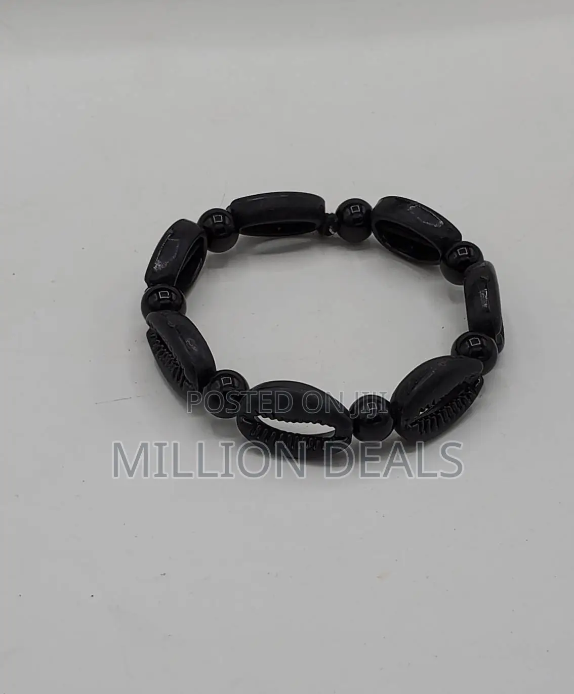 All Black Cowry Stylish Men's Unique Bracelet