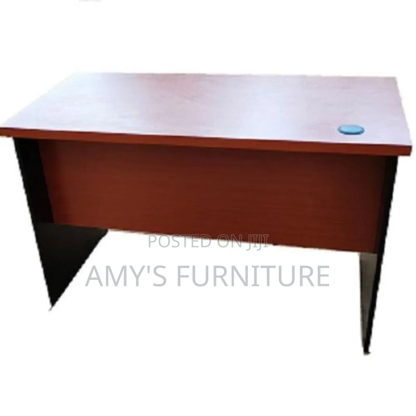4 Feet Office Table With 3 Drawers - Cherry