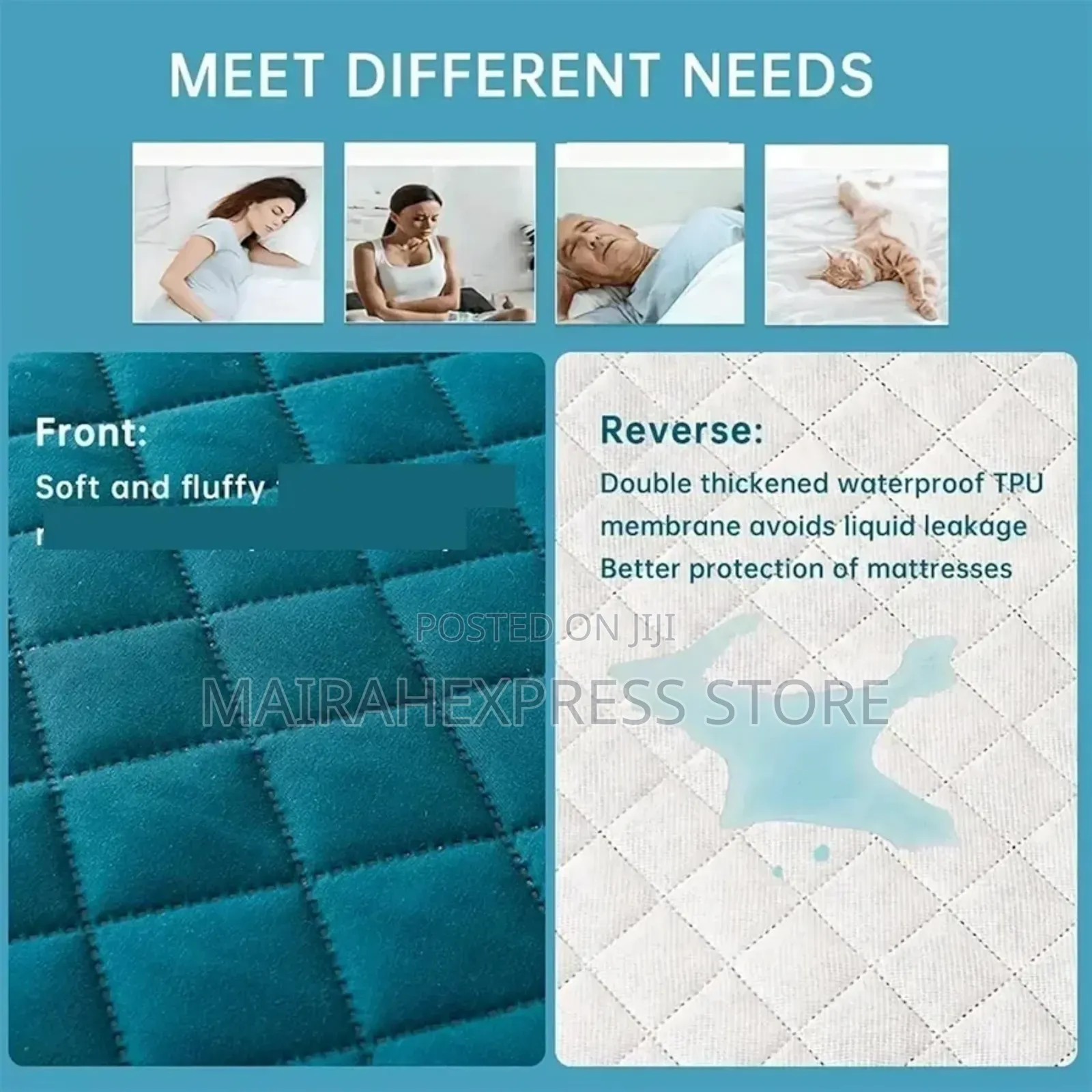 6by6/7by7 Mattress Protector Cover.