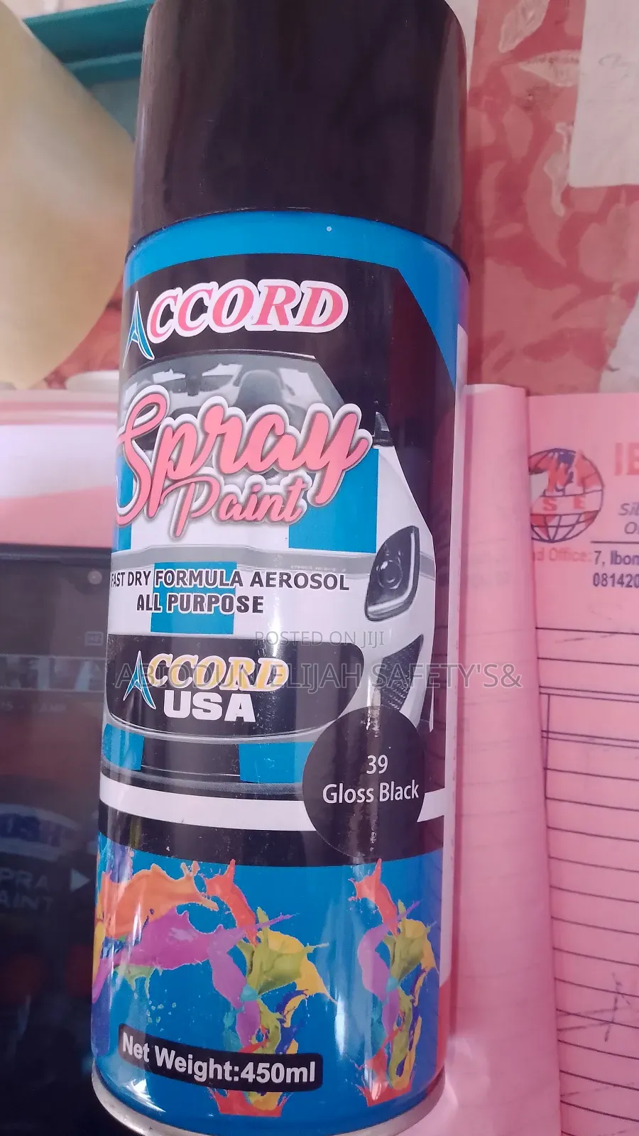 Original Quality Spray Paint/Blue Black (Accord Brand)