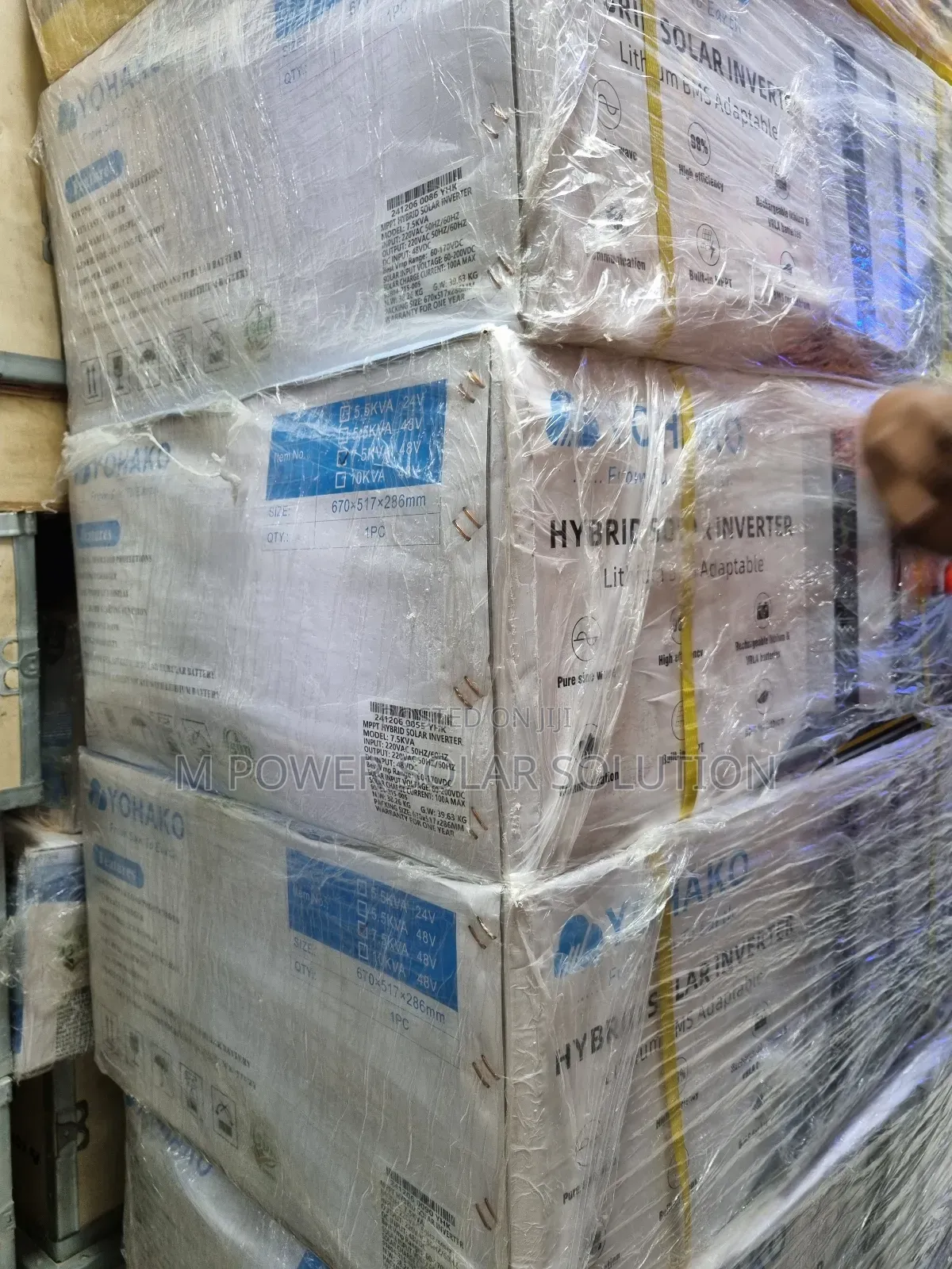 7.5kva 48v Yohako Hybrid Solar Inverter